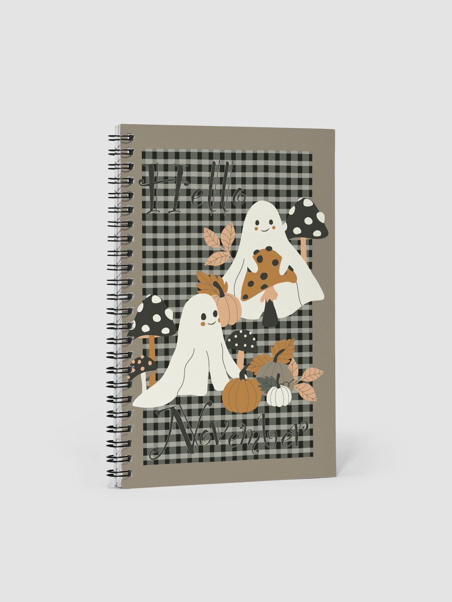 Hello November Spiral Notebook product image (2)