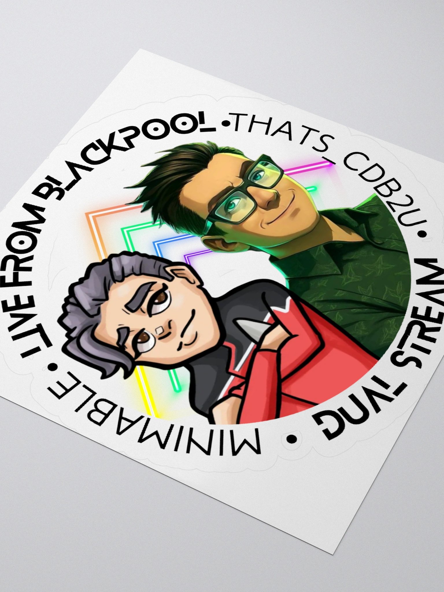 That’s_CDB2U x Minimable Blackpool Duel Stream Sticker product image (3)