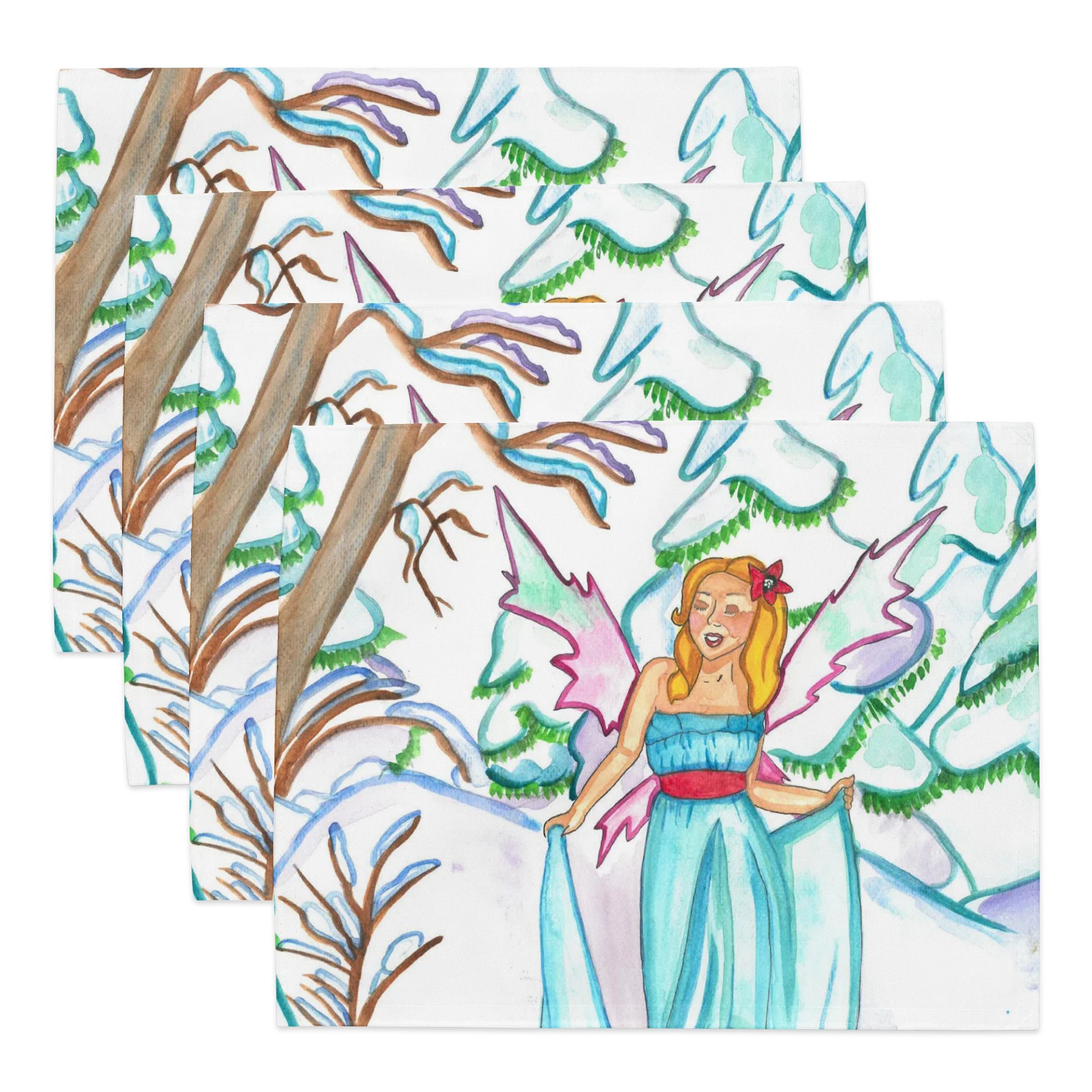 Winter Fairy Wonderland Placemats product image (1)