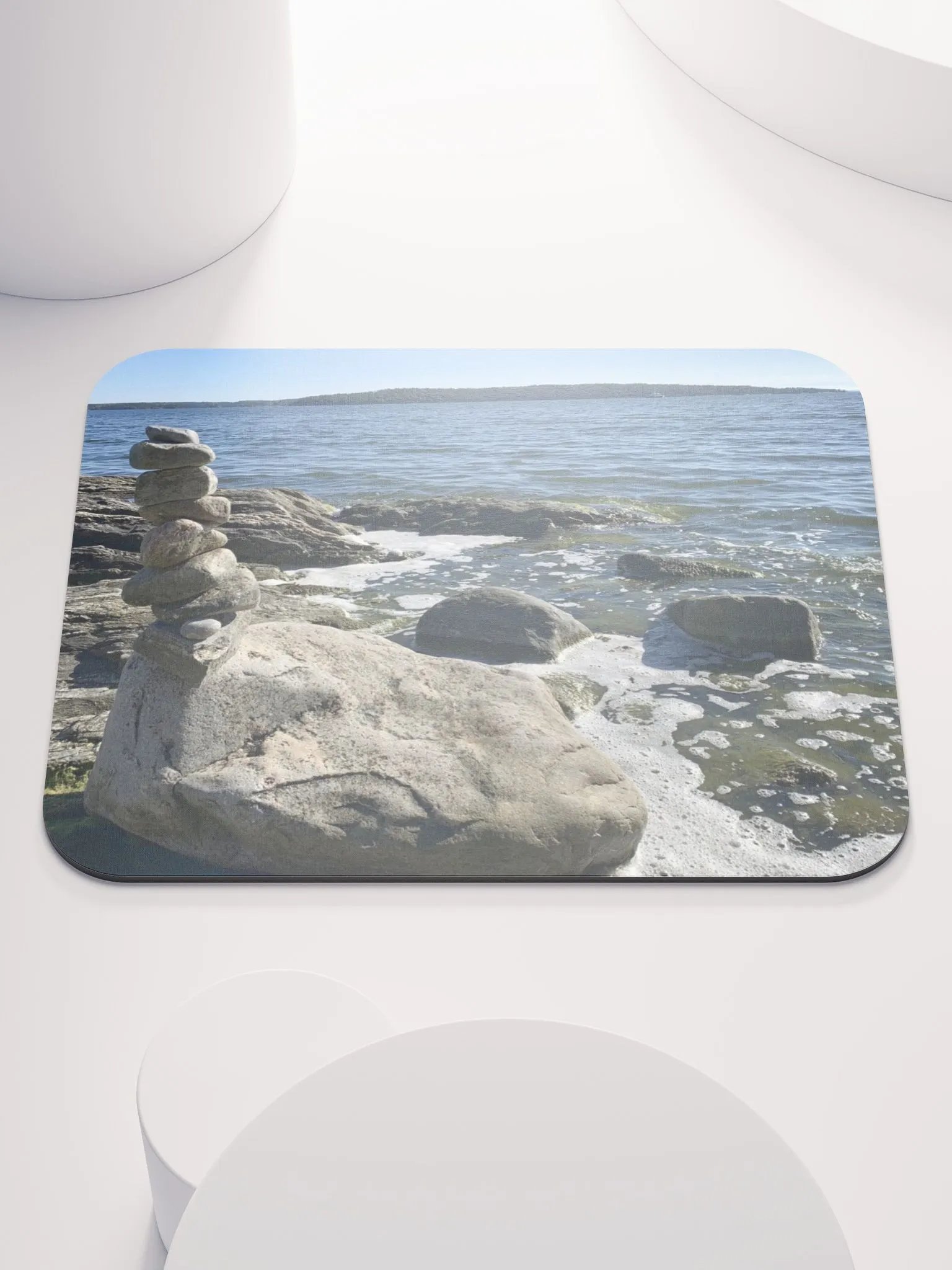 Stacked Stones Zen Balance Mouse Pad product image (5)