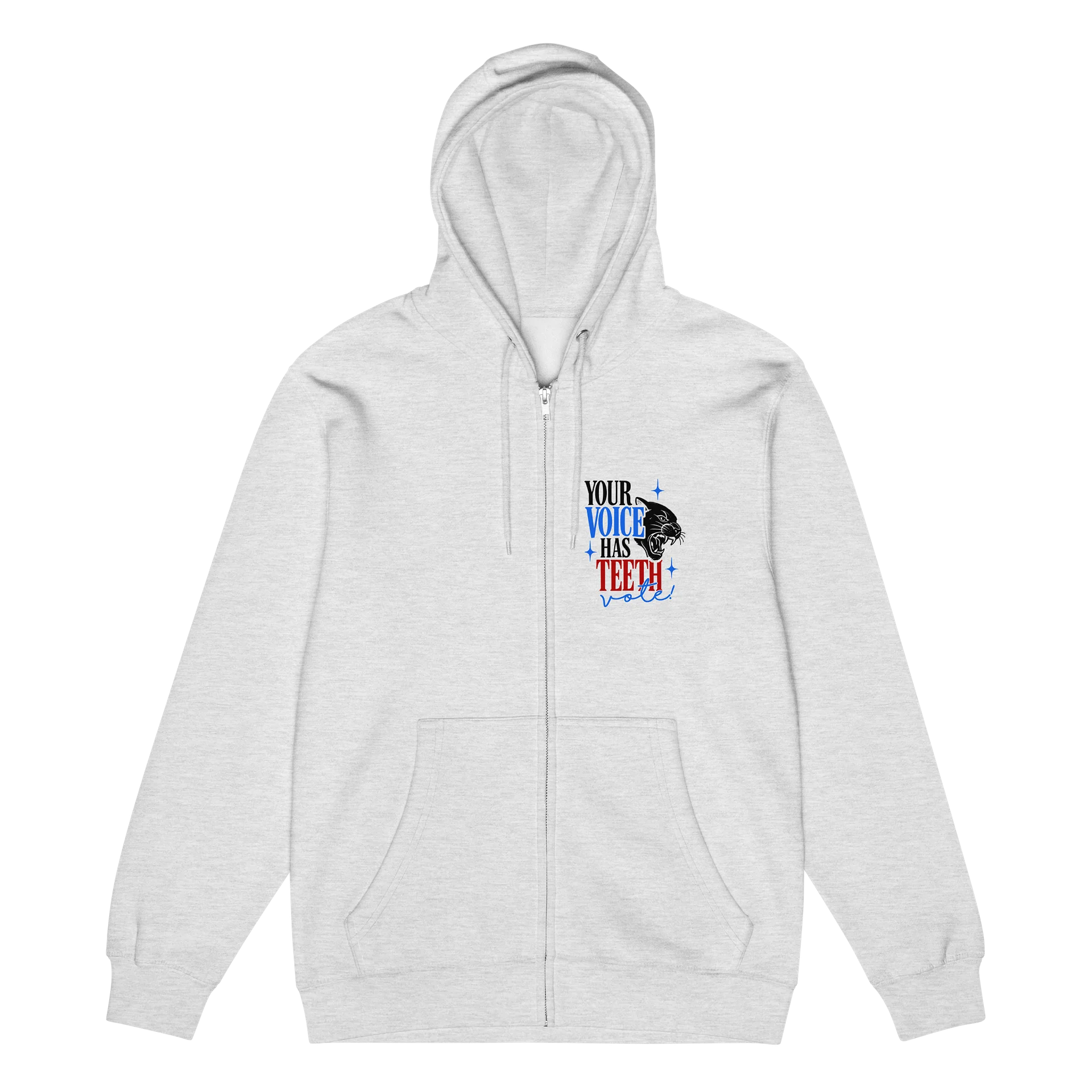 Your Voice Has Teeth Zip-Up Hoodie product image (4)