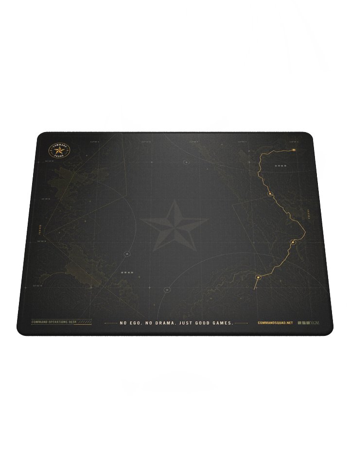 Command Operations Mousepad (DARK) — 18" x 16" Gaming Mousepad product image (1)