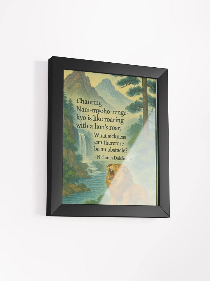 Lion’s Roar Nichiren Buddhism Poster product image (2)
