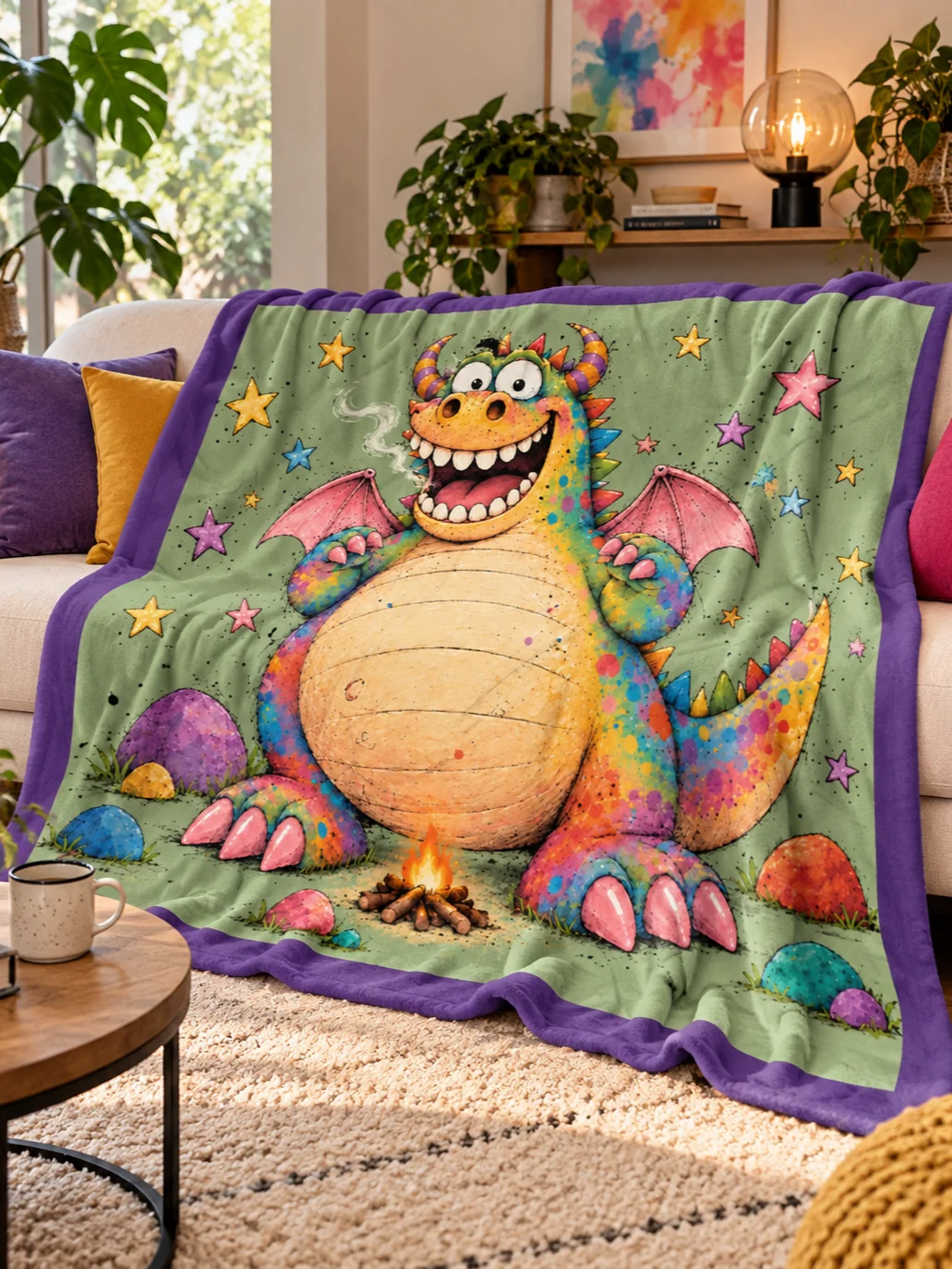 Plaid Faune - Chubby le Dragon product image (1)