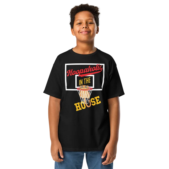 Basketball Cat (Hoopaholic IN THE HOUSE) - Youth Heavyweight T-shirt product image (1)