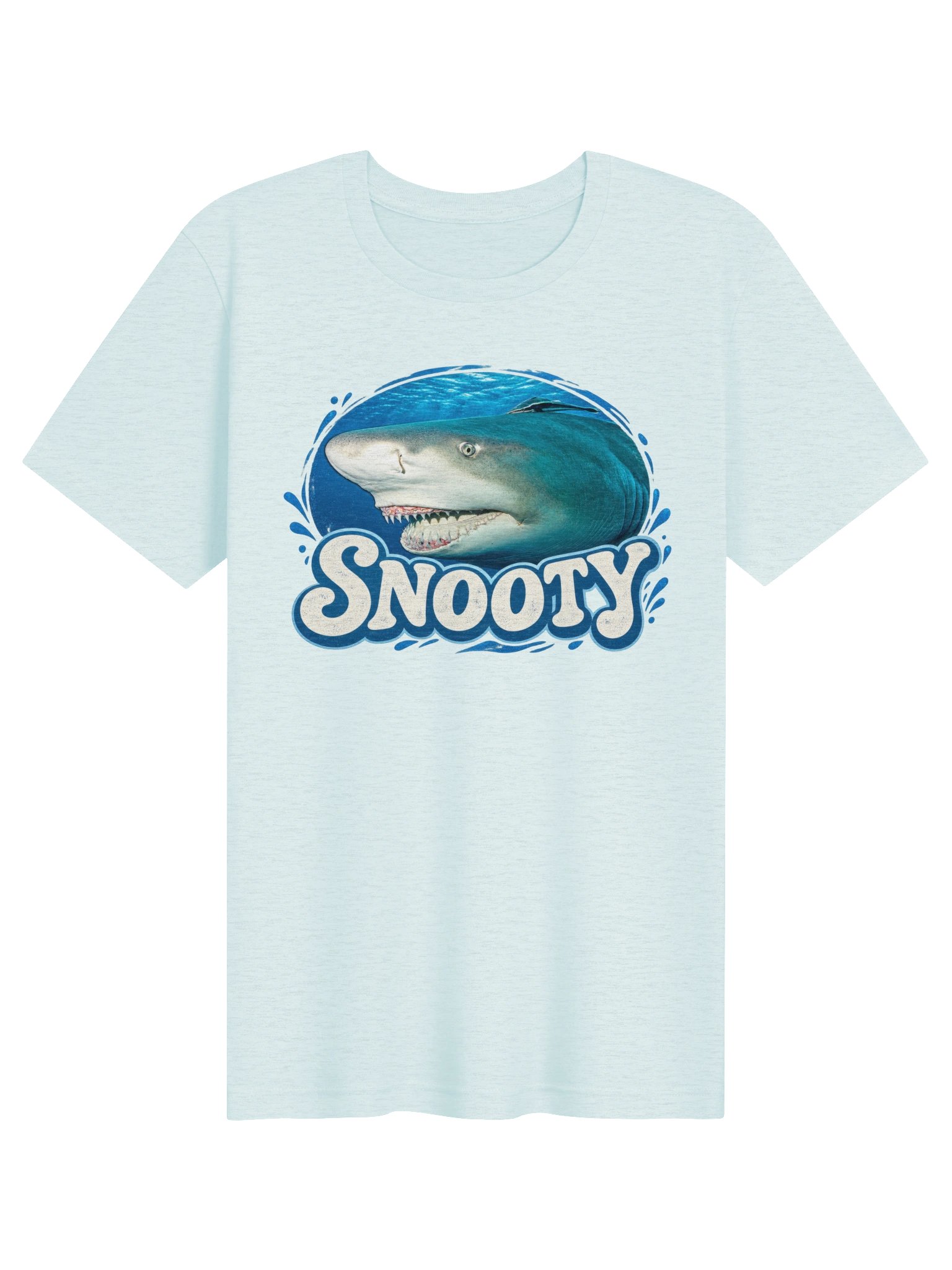 Snooty Shark Unisex Blue Tee product image (1)