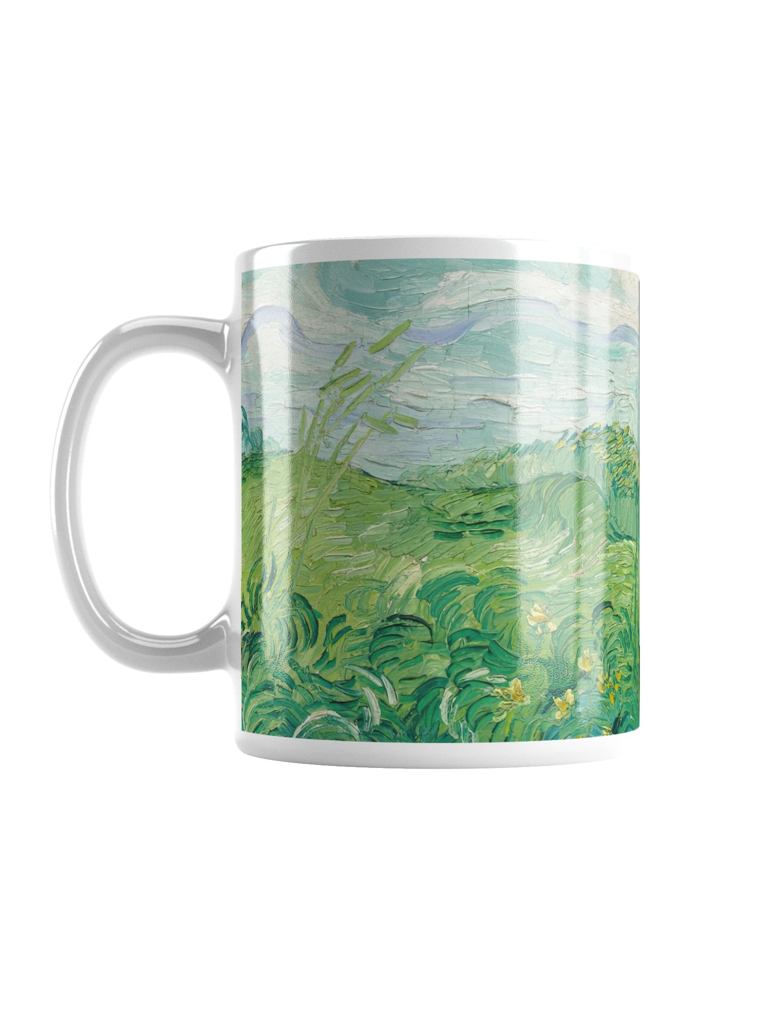 Green Wheat Fields, Auvers Mug product image (2)
