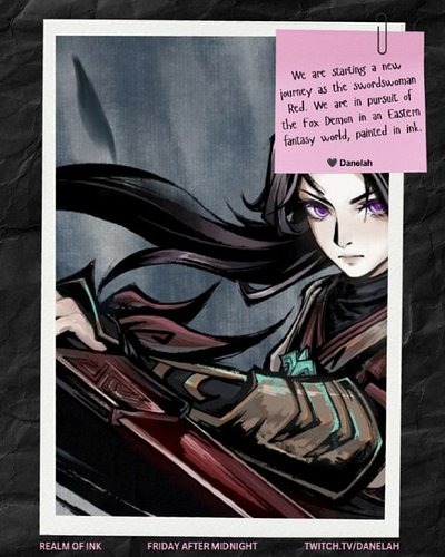 We are starting a new journey as the swordswoman Red. We are in pursuit of the Fox Demon in an Eastern fantasy world, painted...