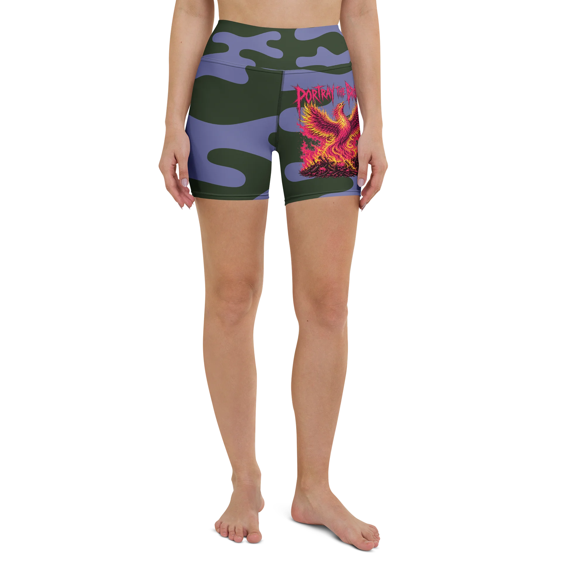 Portray the Broken Yoga Shorts product image (2)