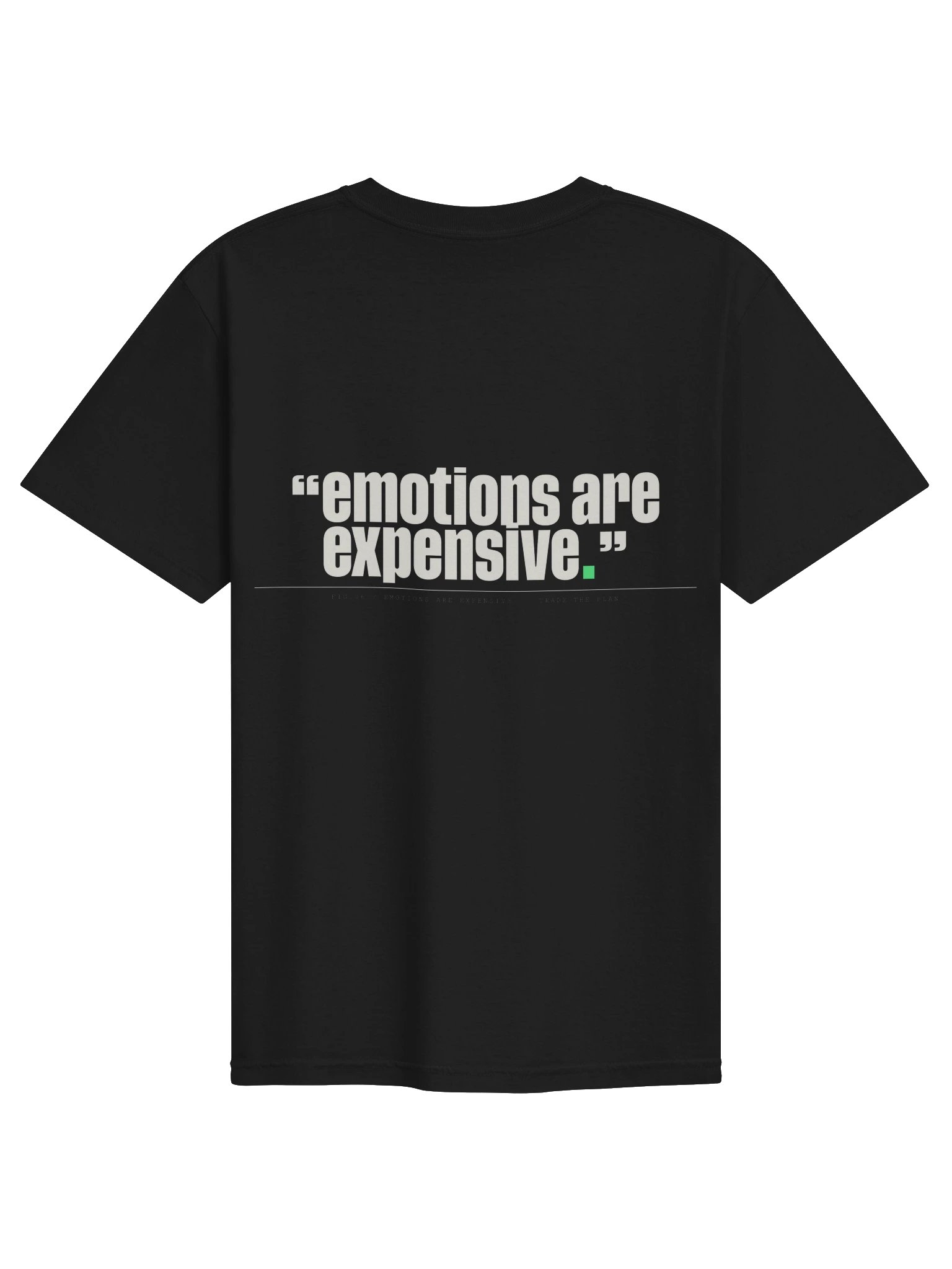 Emotions Are Expensive Tee — Washed Black product image (2)