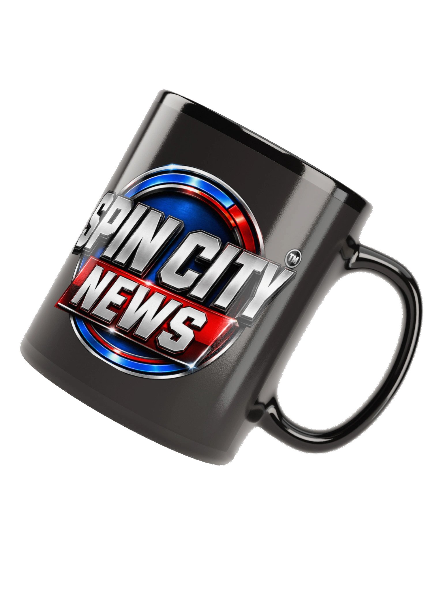 Spin City News Glossy Mug product image (11)
