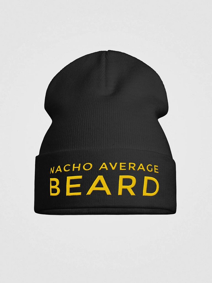 Nacho Average Beard Cotton Blend Beanie product image (1)