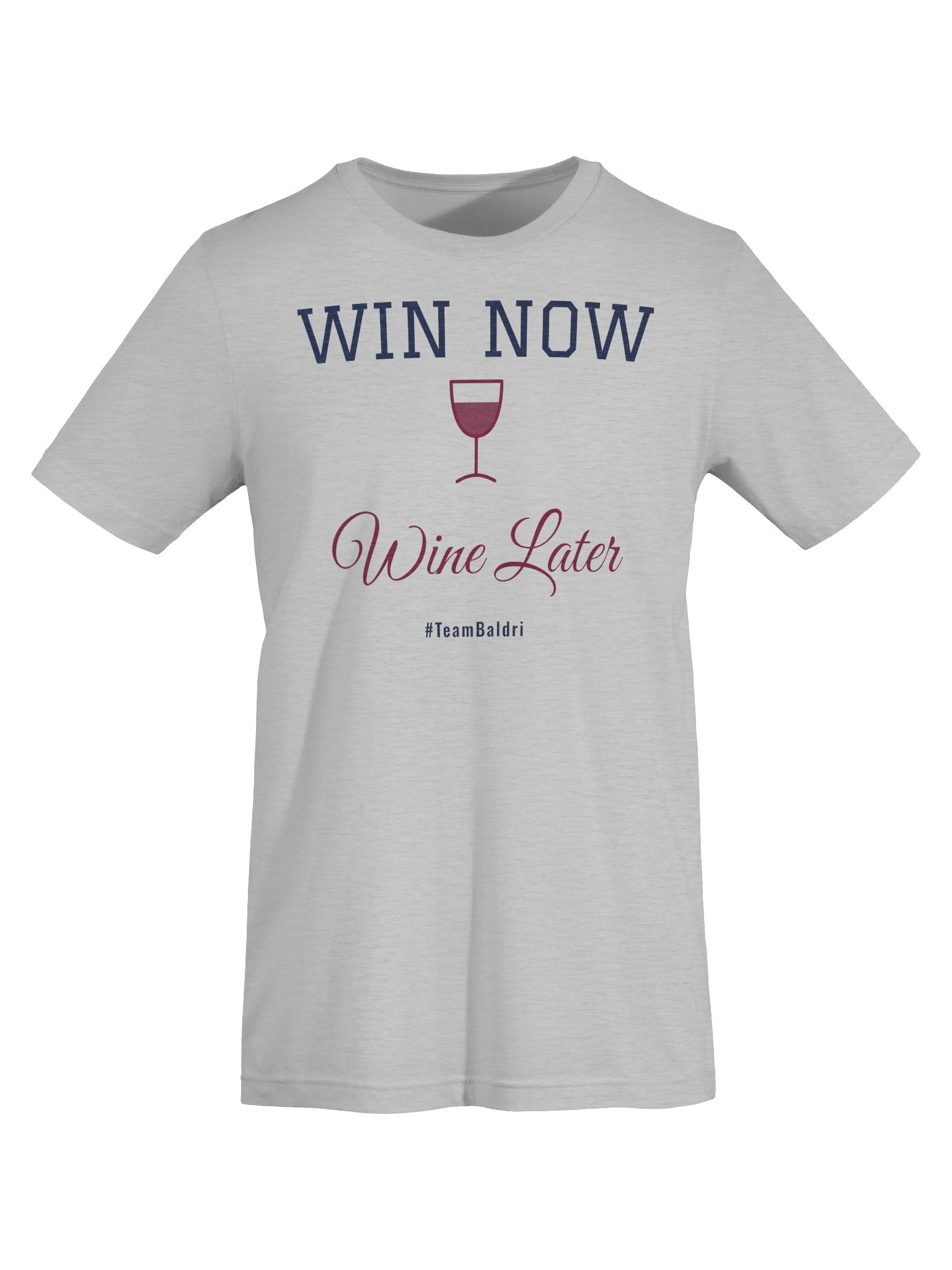 Win Now, Wine Later Tee - White/Cream/Gray product image (15)