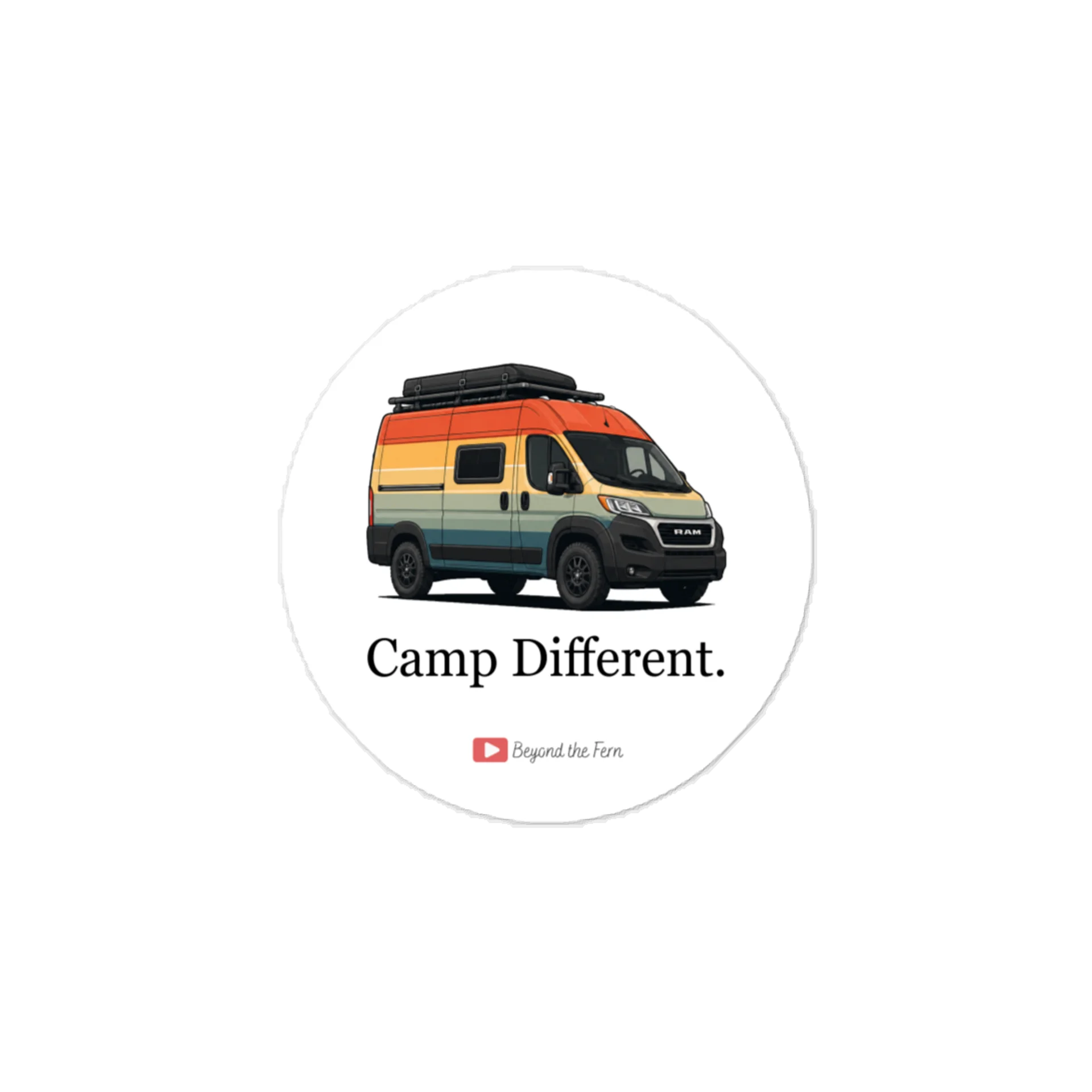 Camp Different. Sticker product image (1)