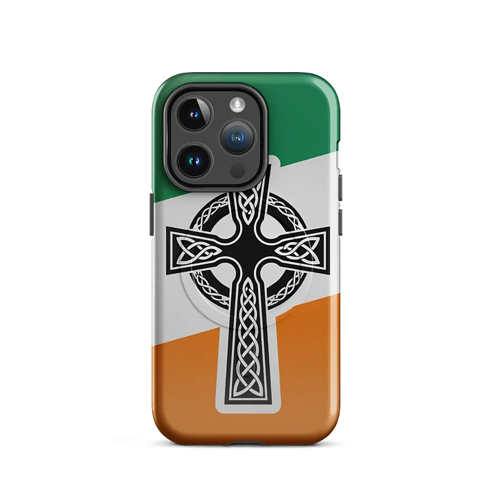 Celtic Cross Irish Flag Heritage Phone Case product image (2)