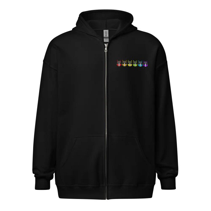 Rainbow Puppers - Unisex Zip Hoodie product image (1)