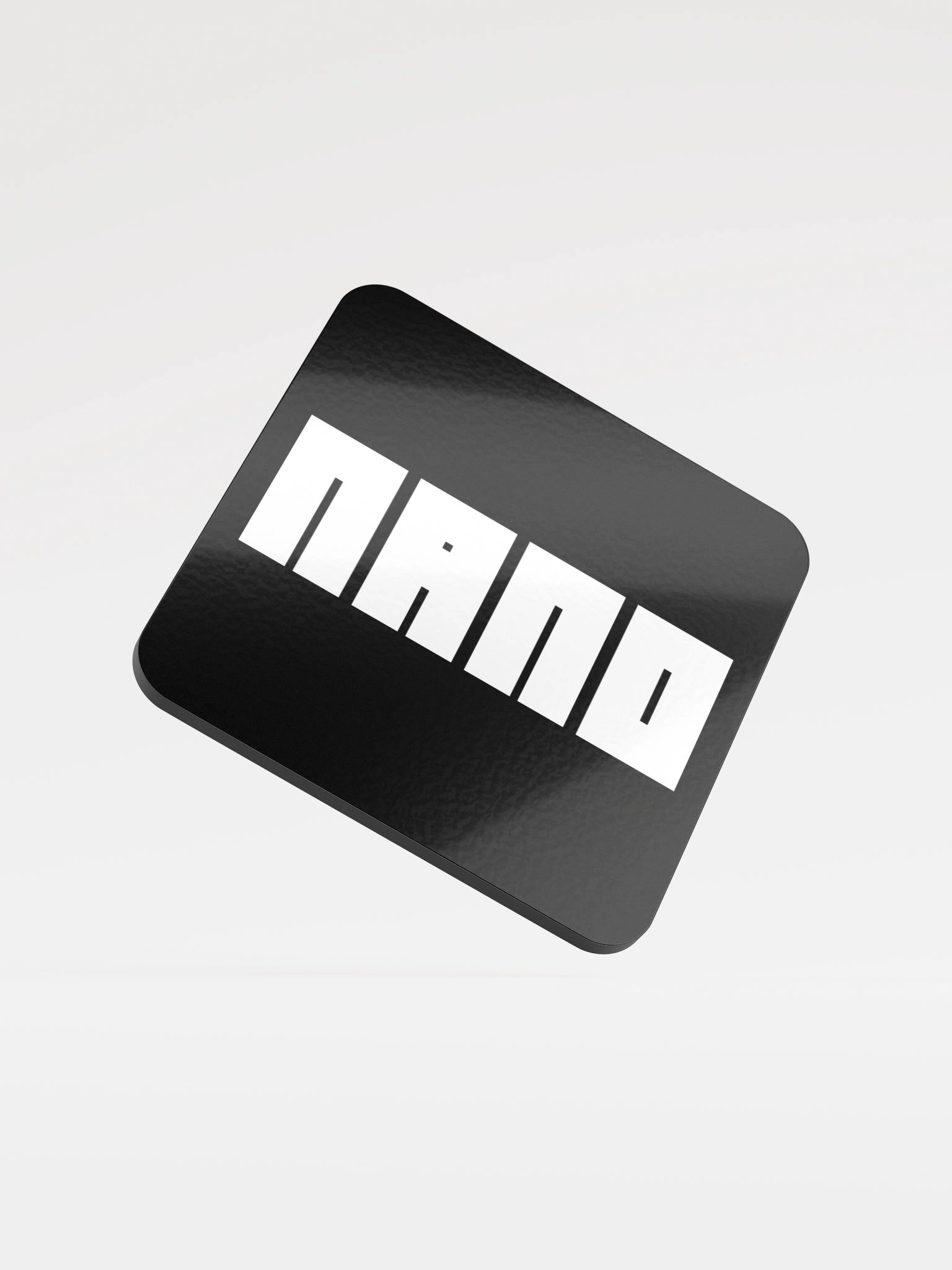 Minimal Mark Glossed Cork Coaster product image (1)
