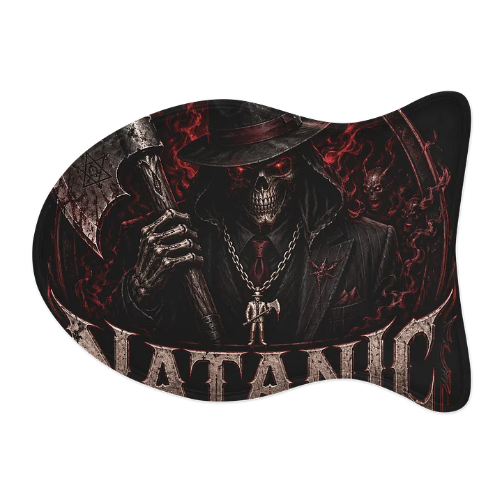 Natanic Gothic Skull Pet Feeding Mat product image (2)