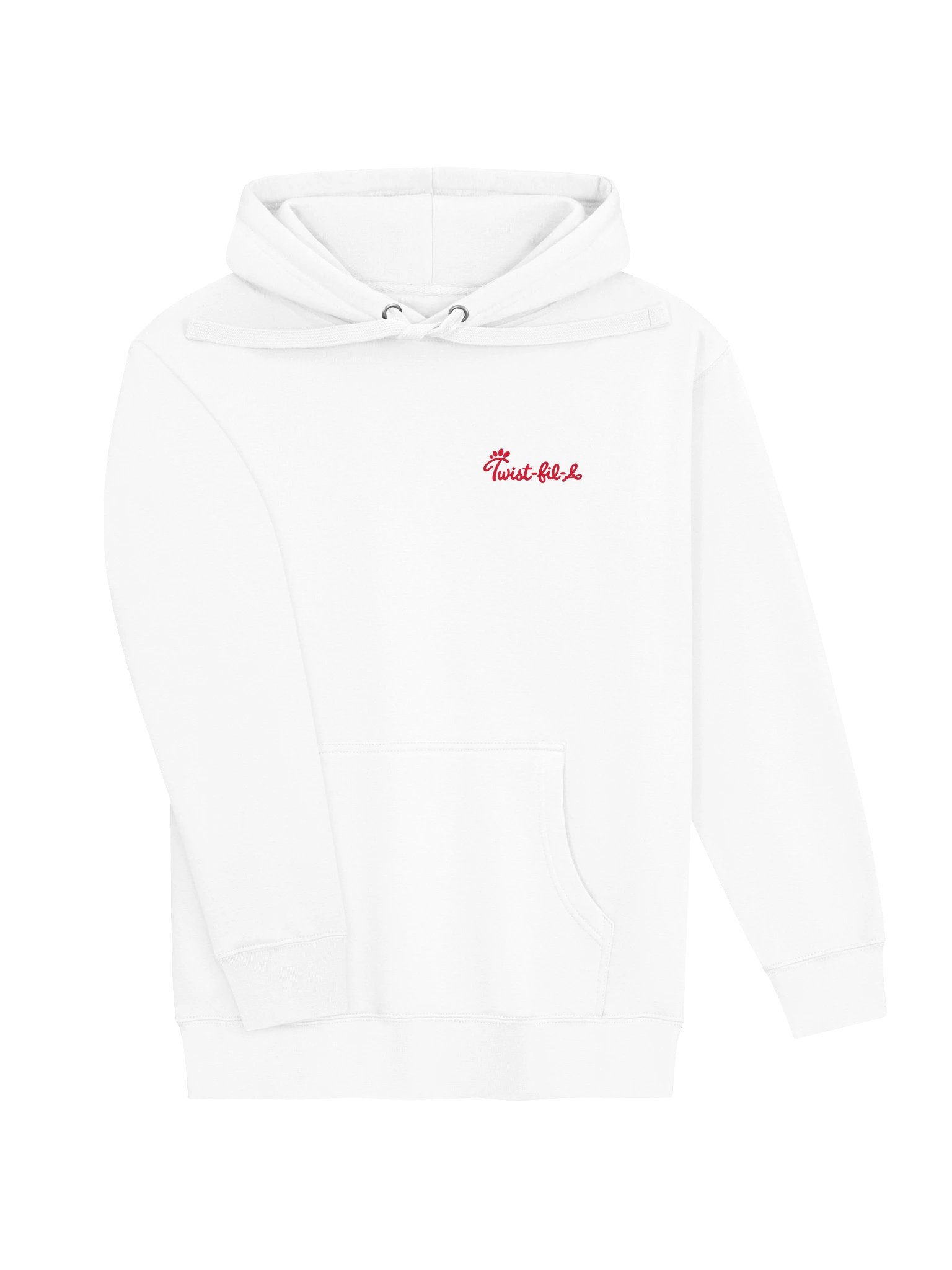 Twist-a-Roo Cotton Heritage White Hoodie product image (3)