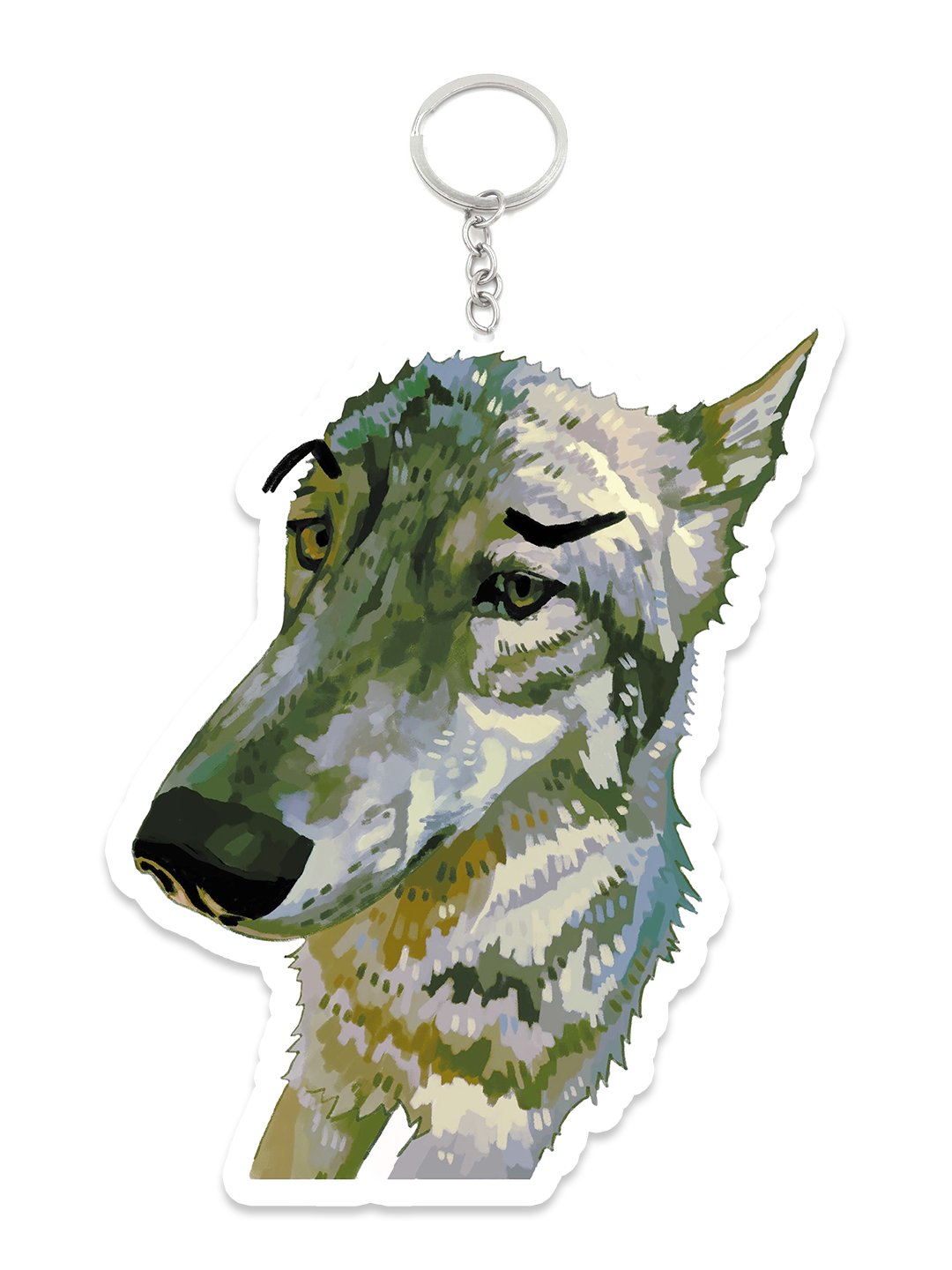 Eyebrow Wolp Keychain product image (1)