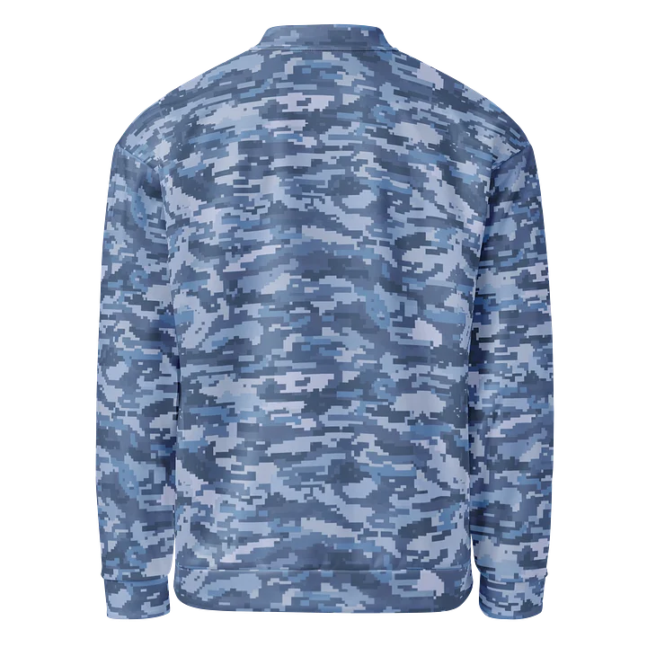 Blue Pixel Military Camouflage Bomber Jacket product image (2)