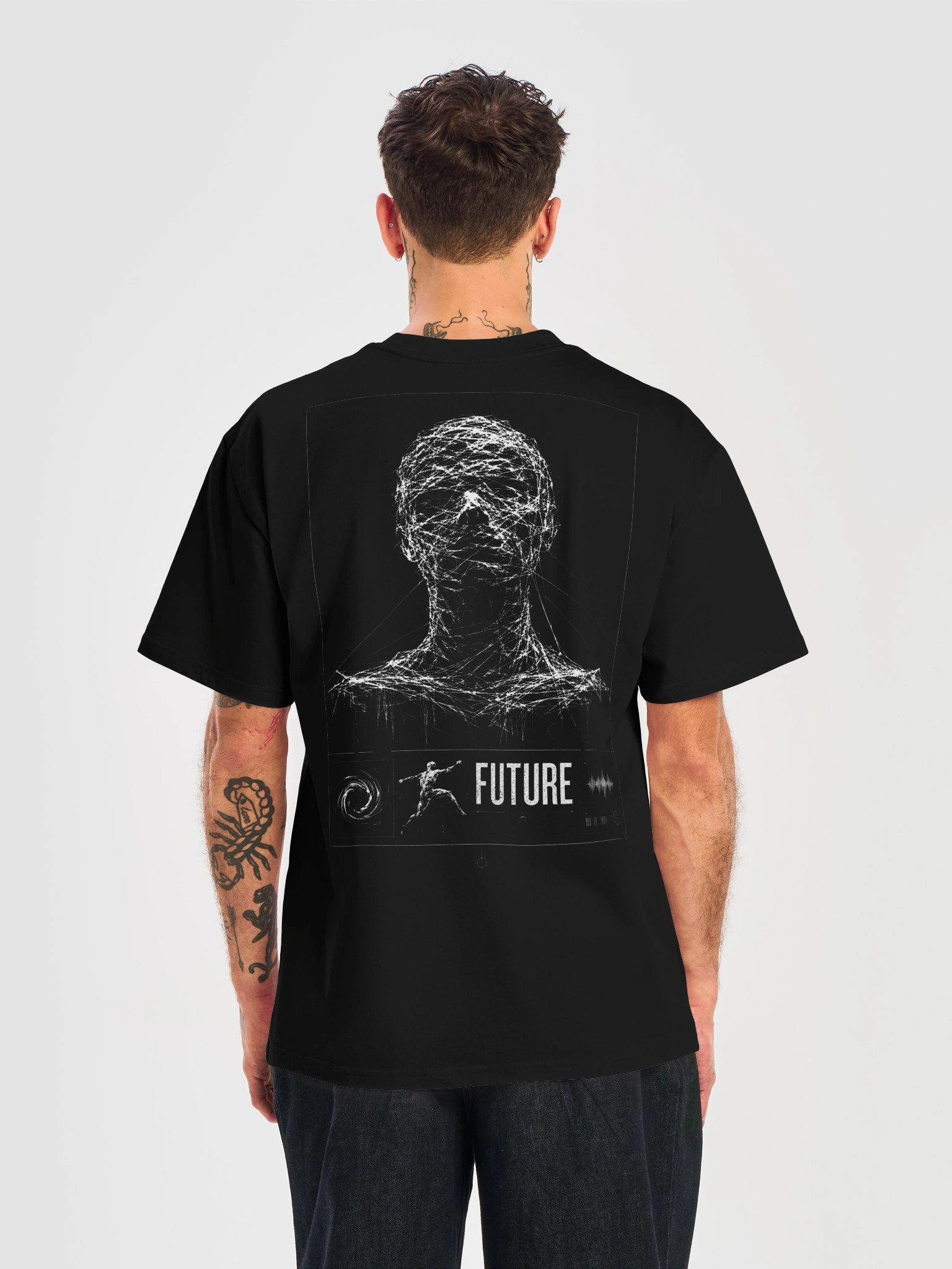 FUTURE // LOST SIGNAL – Oversized Graphic Streetwear T-Shirt product image (6)