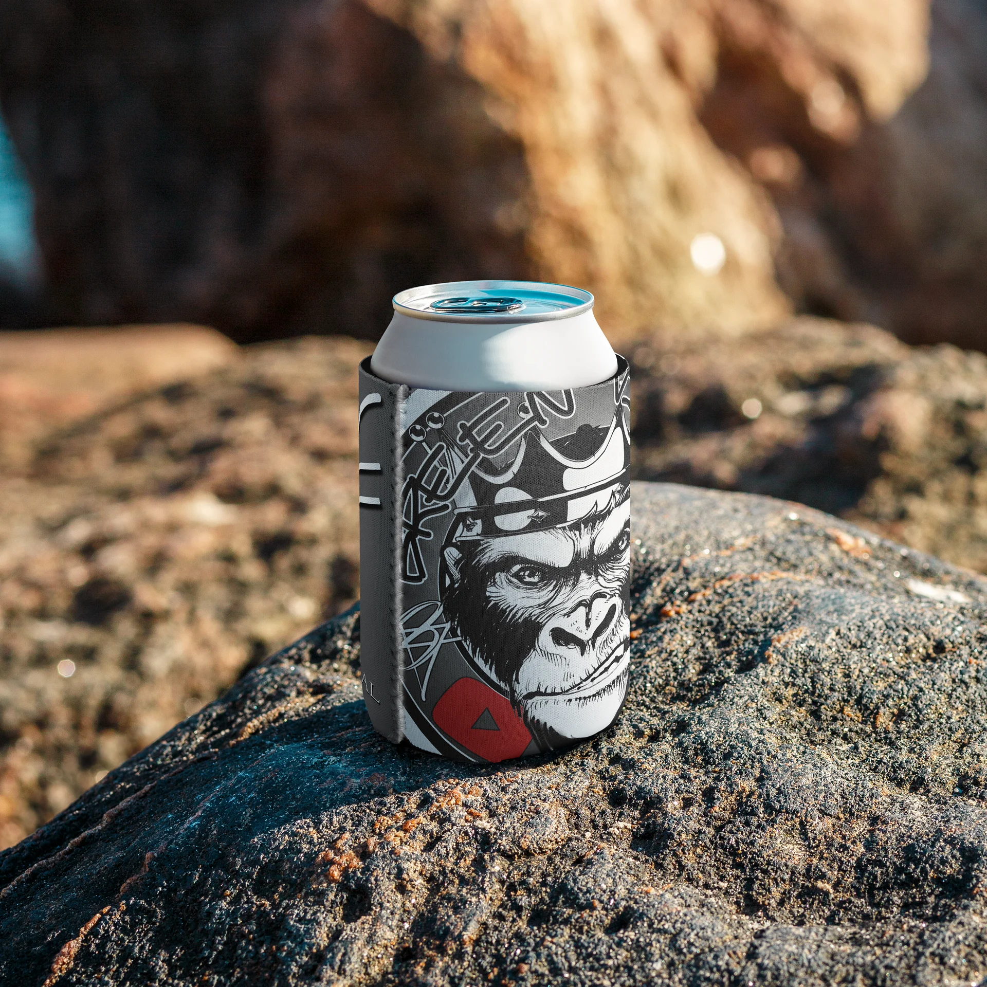 Signature 2 Gorilla Koozie - Grey (regular) product image (7)