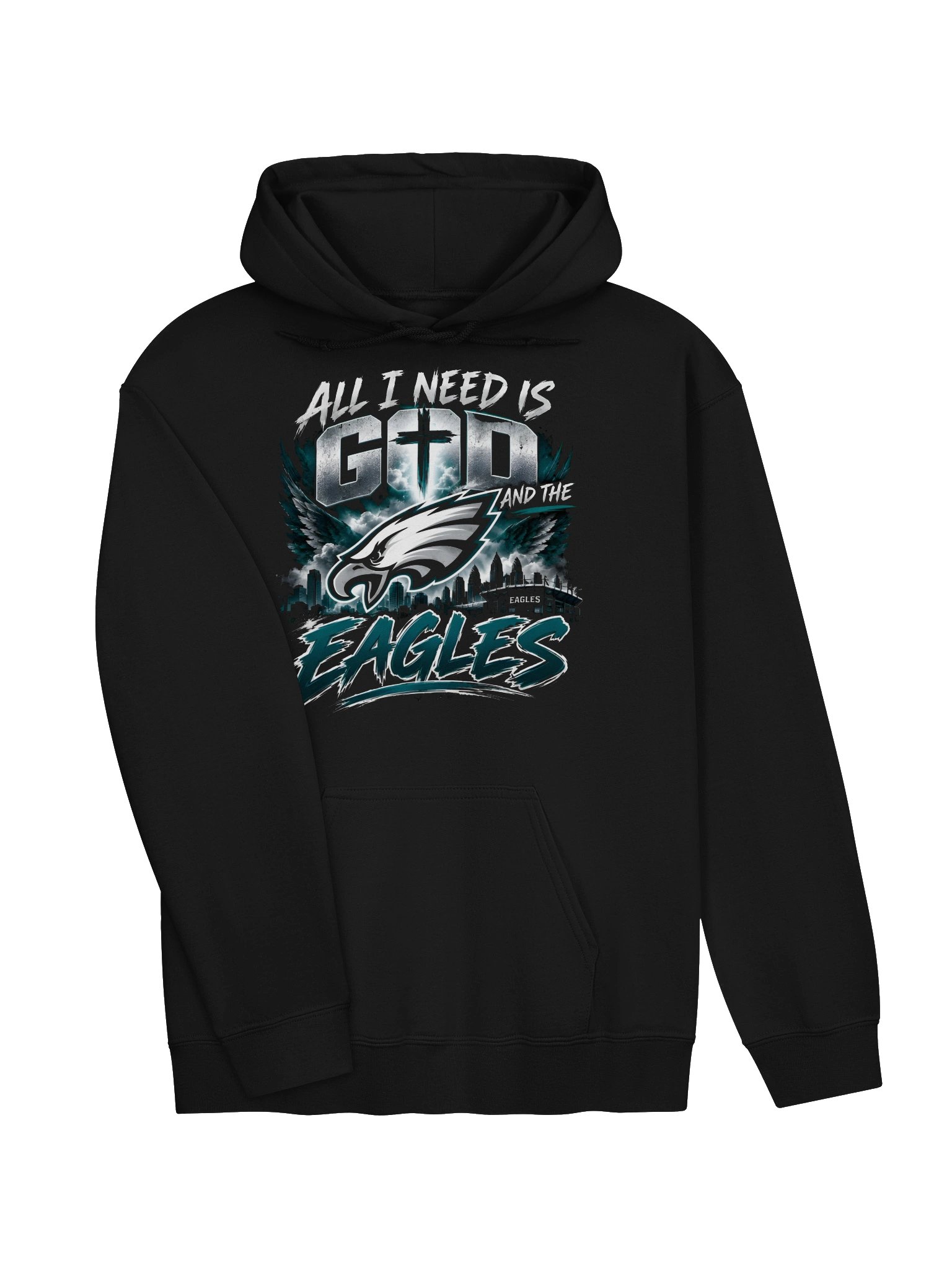 All I Need Is God and the Eagles Hoodie product image (25)