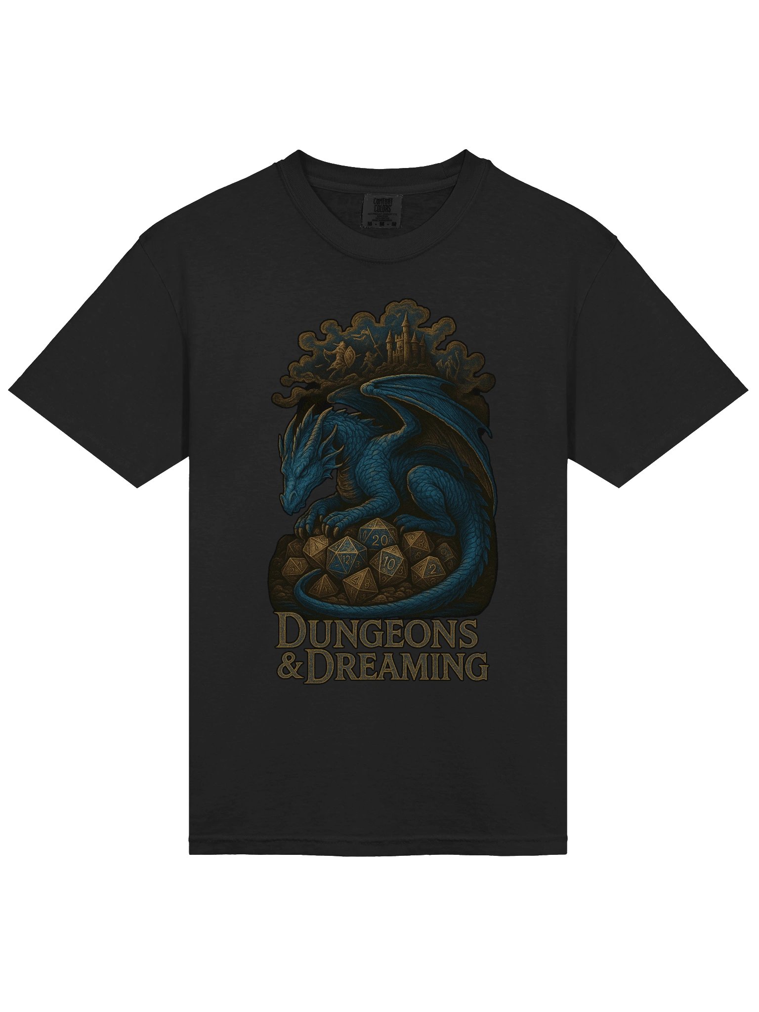 Dungeons & Dreaming Sleeping Dragon Tee product image (3)