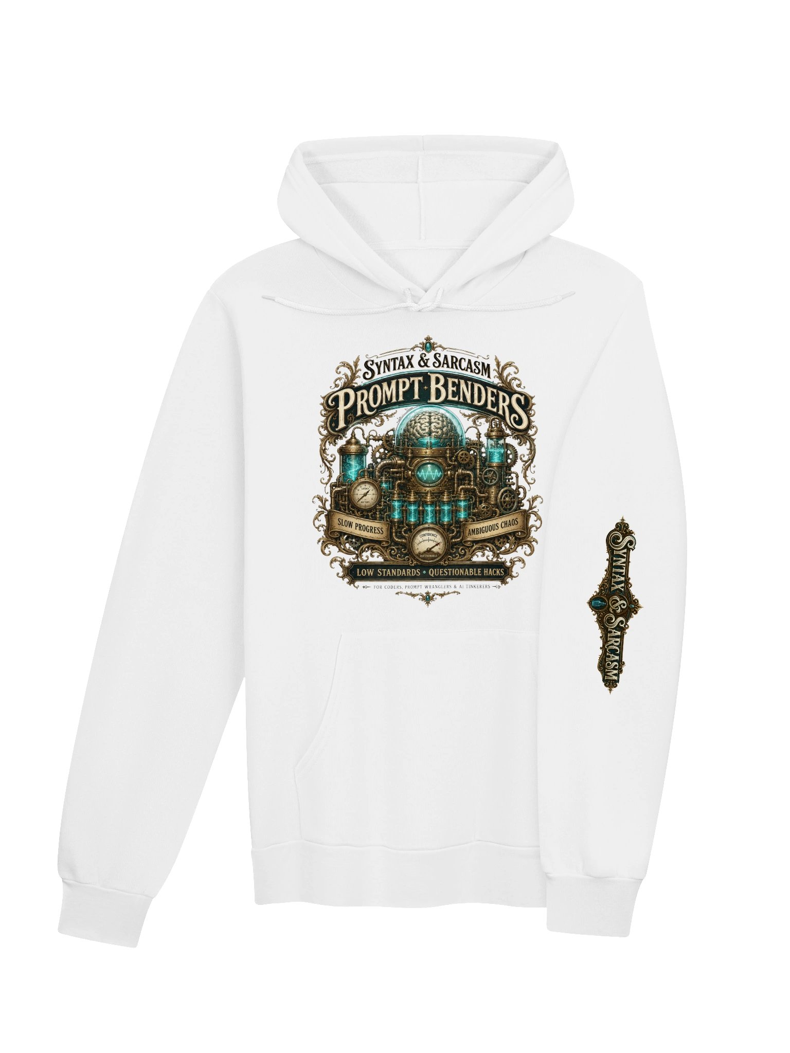 Syntax & Sarcasm Prompt Benders Premium Oversized Hoodie product image (1)