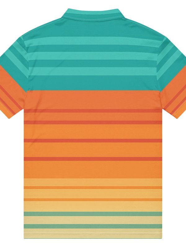 🌅 ZENITH Gradient Stripes Polo product image (3)