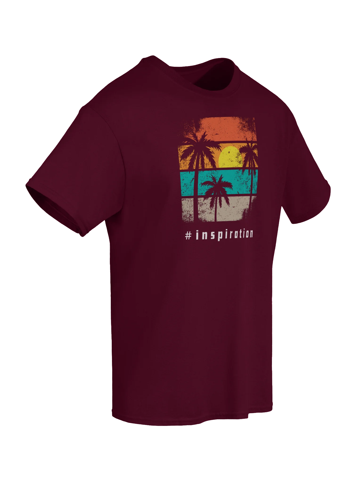 Retro Sunset Palm Tree T-Shirt | Vintage Beach Graphic Tee | #Inspiration product image (6)