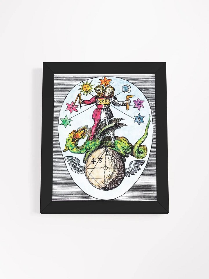Hermes Trismegistus REBIS, Alchemy Art Print, Occult Wall Art, Ancient Poster, Magick Illustration, Sacred Geometry Decor, Esoteric Home Decor, Color Print product image (27)