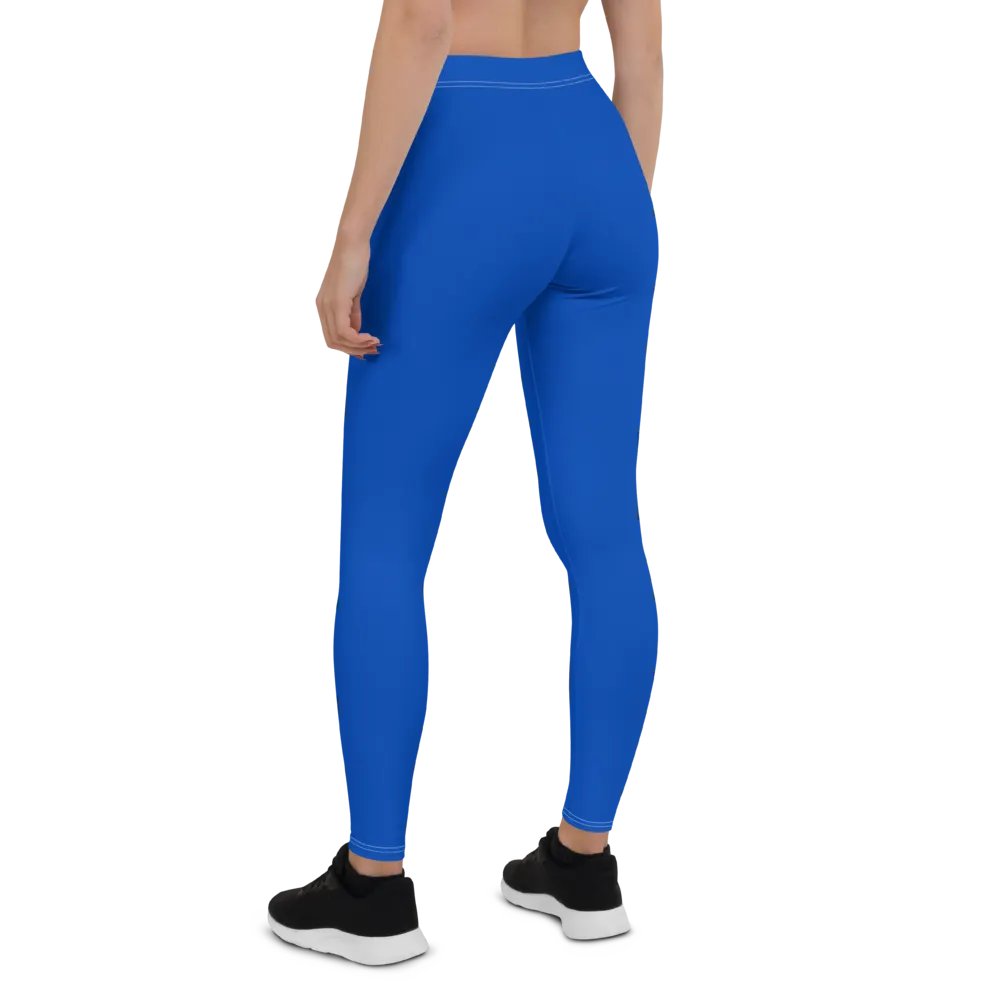 Plain Color Absolute Blue Leggings product image (2)