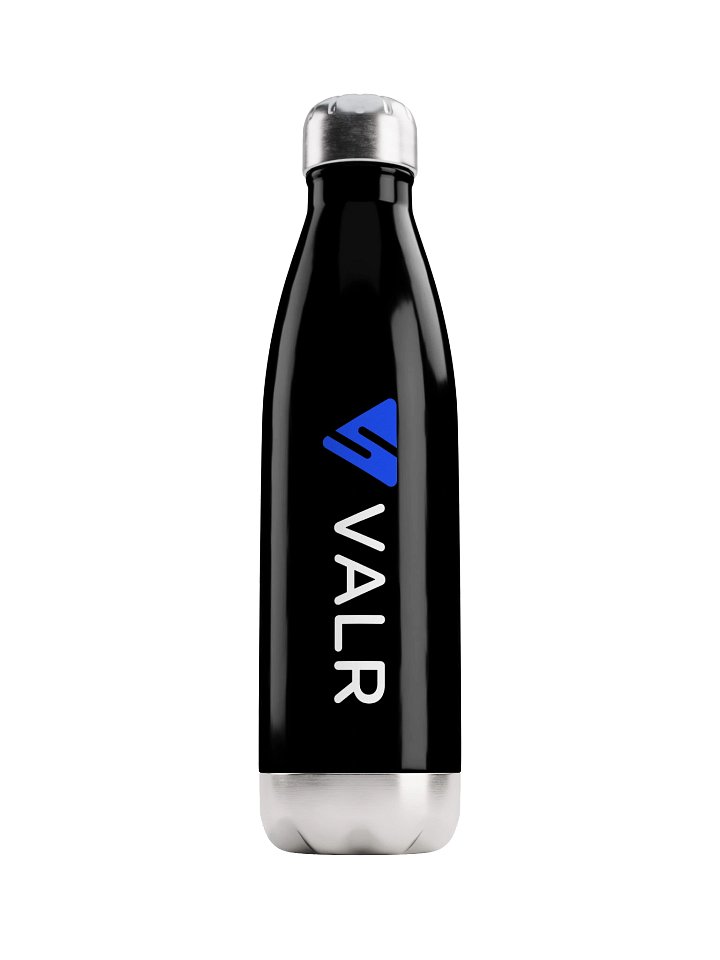 Black VALR Steel Water Bottle product image (1)