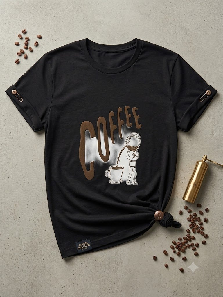 Coffee Lover T-Shirt for Women | Funny Coffee Graphic Tee | Coffee Addict Shirt | Cute Minimalist Coffee Lover Gift product image (1)