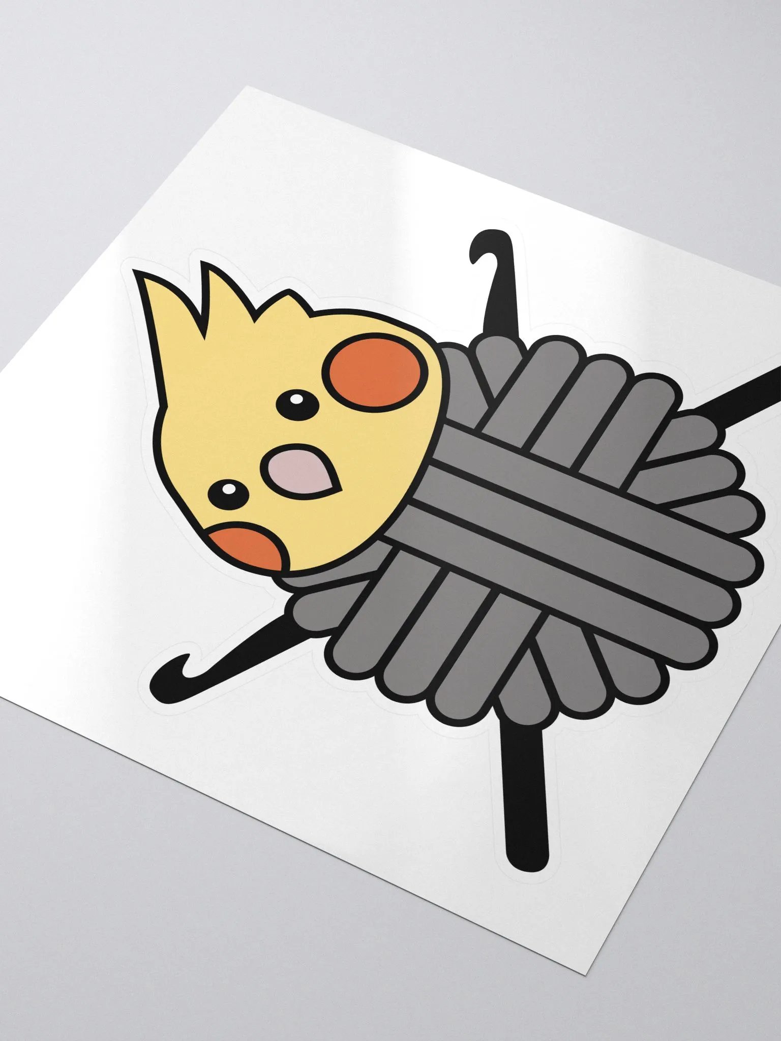 Crochet Cockatiel - Sticker product image (3)