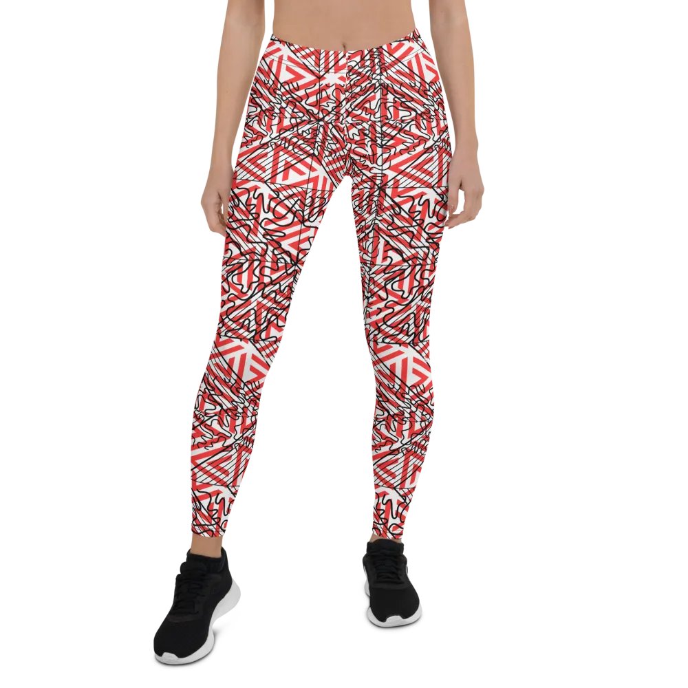 JoBeths' Designed Adult Leggings👖Black Web 🕸 product image (3)