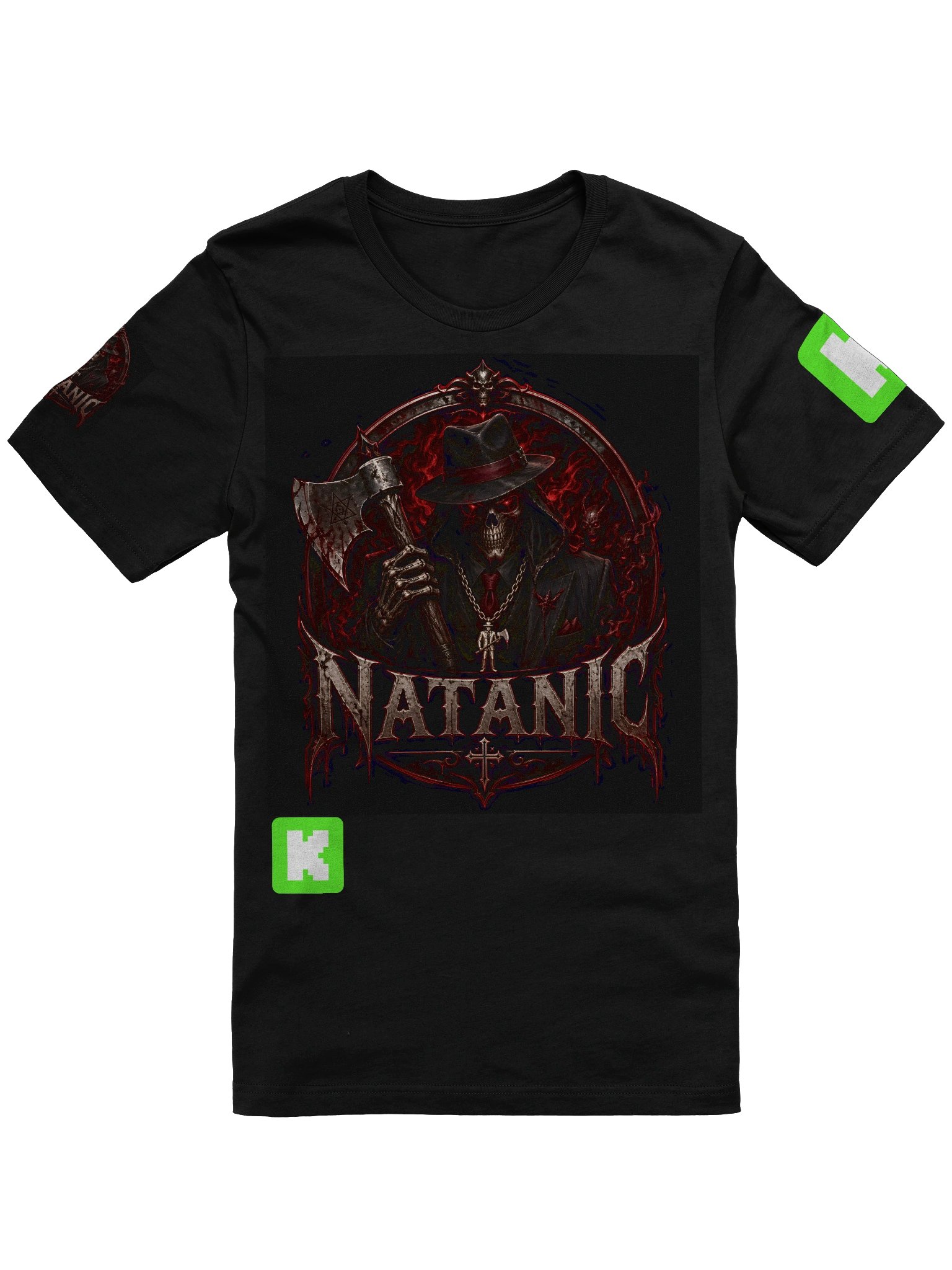 Fedora Reaper — Natanic Gothic Horror Tee product image (4)