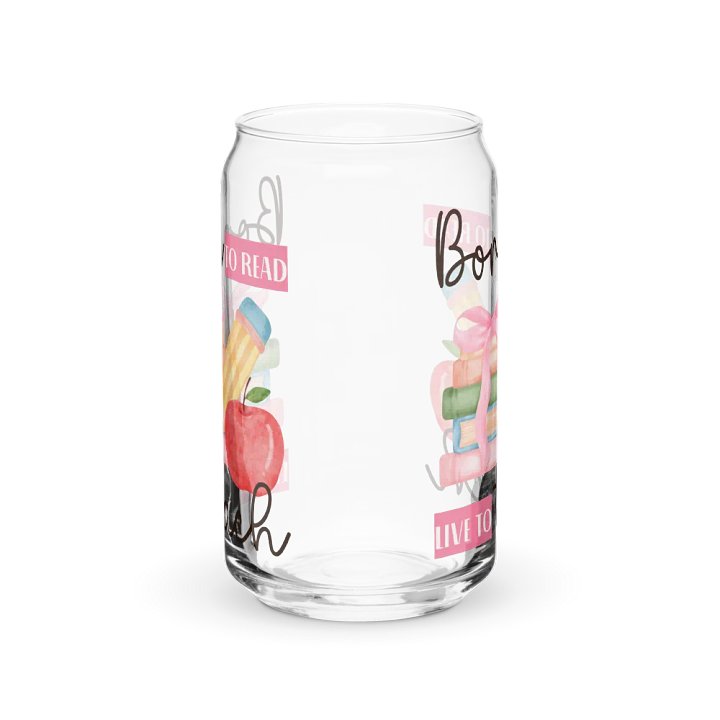 Ice Coffee Watercolor Glass Tumbler Gift For A Teacher product image (2)