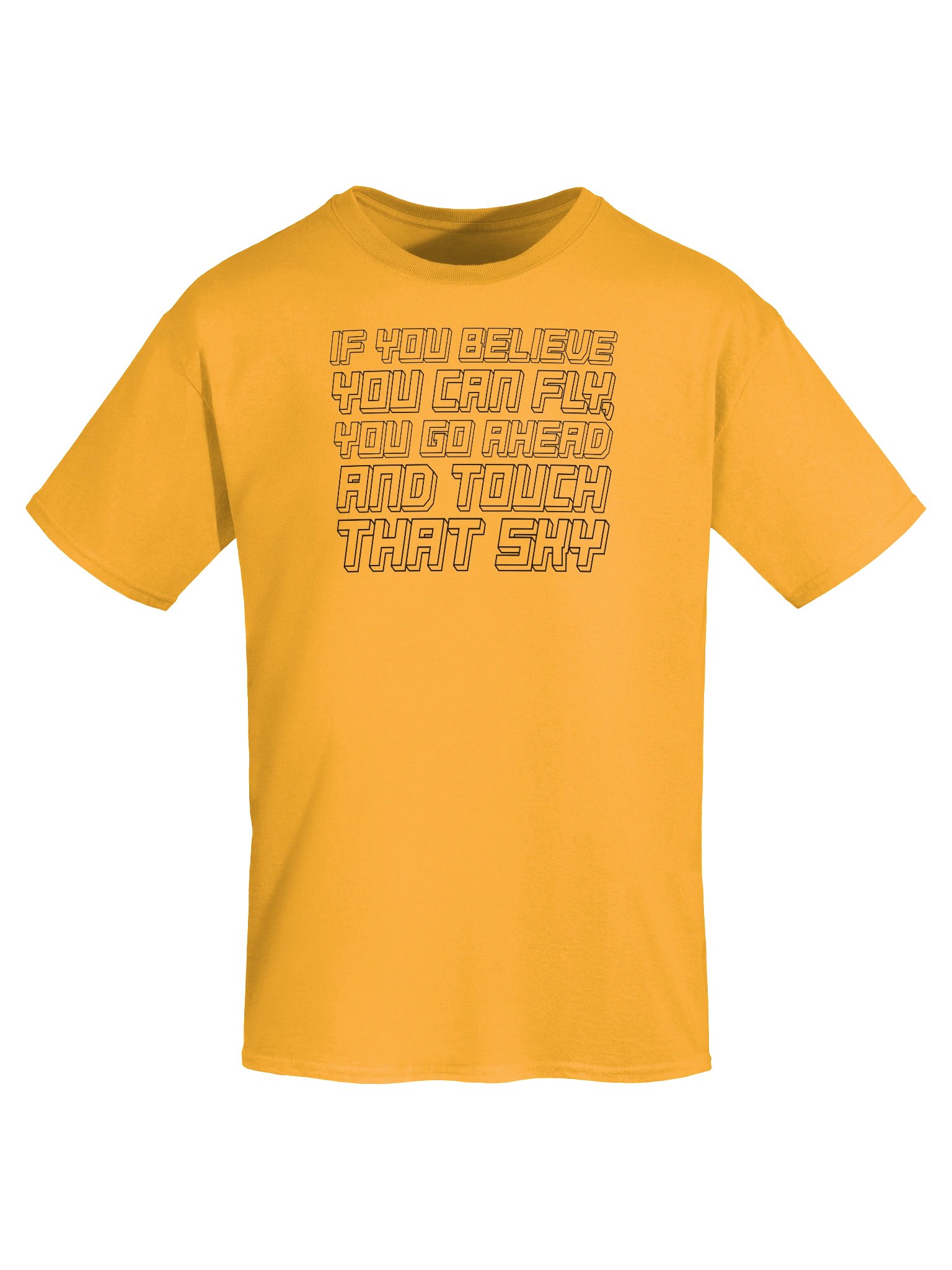 THE SELF REPORT TEE (BLACK TEXT) product image (60)