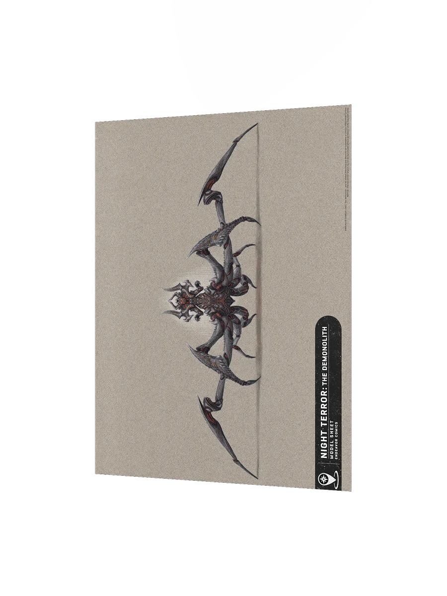 NIGHT TERROR: Demonolith Concept Art Print product image (3)