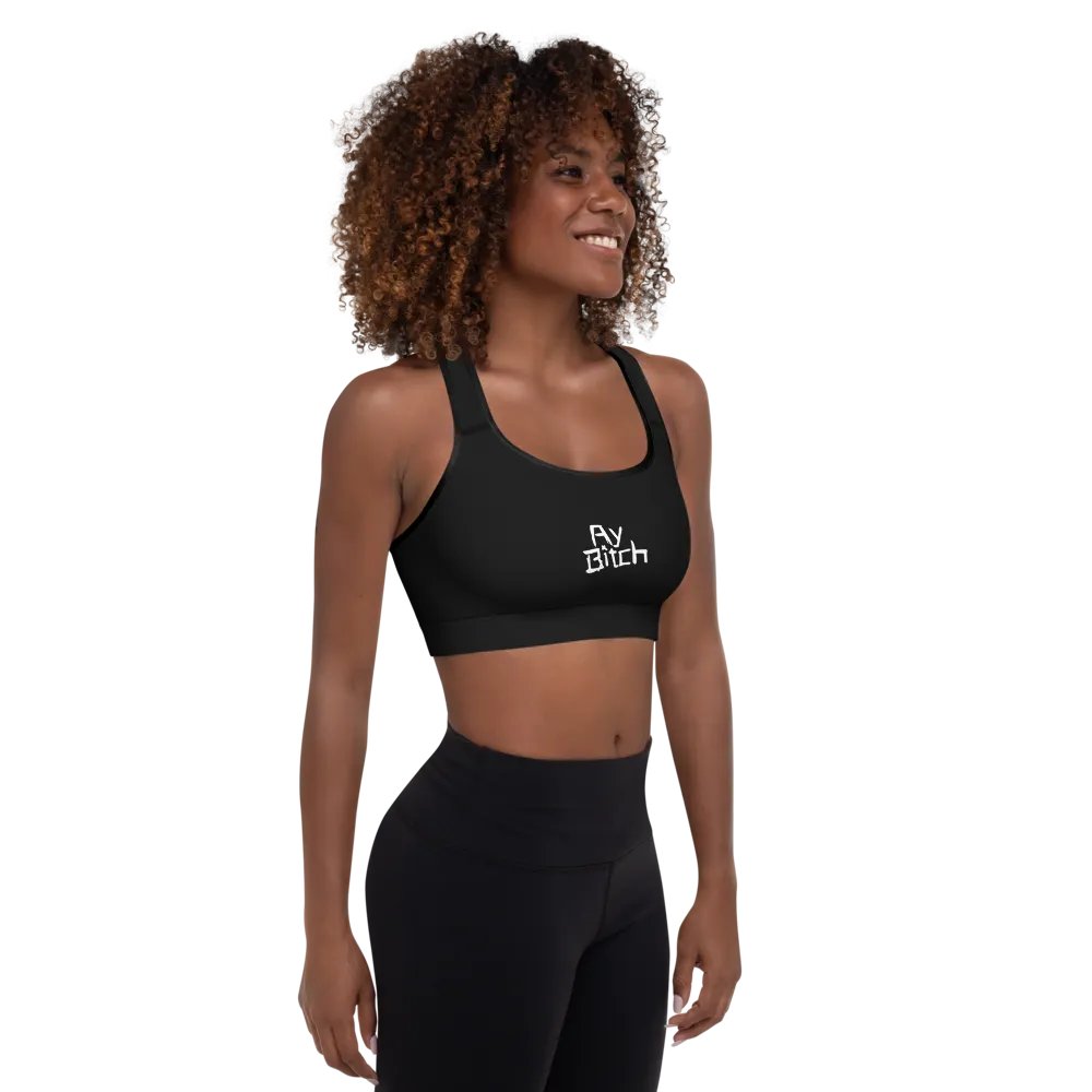 Ay Bitch Padded Sports Bra product image (4)