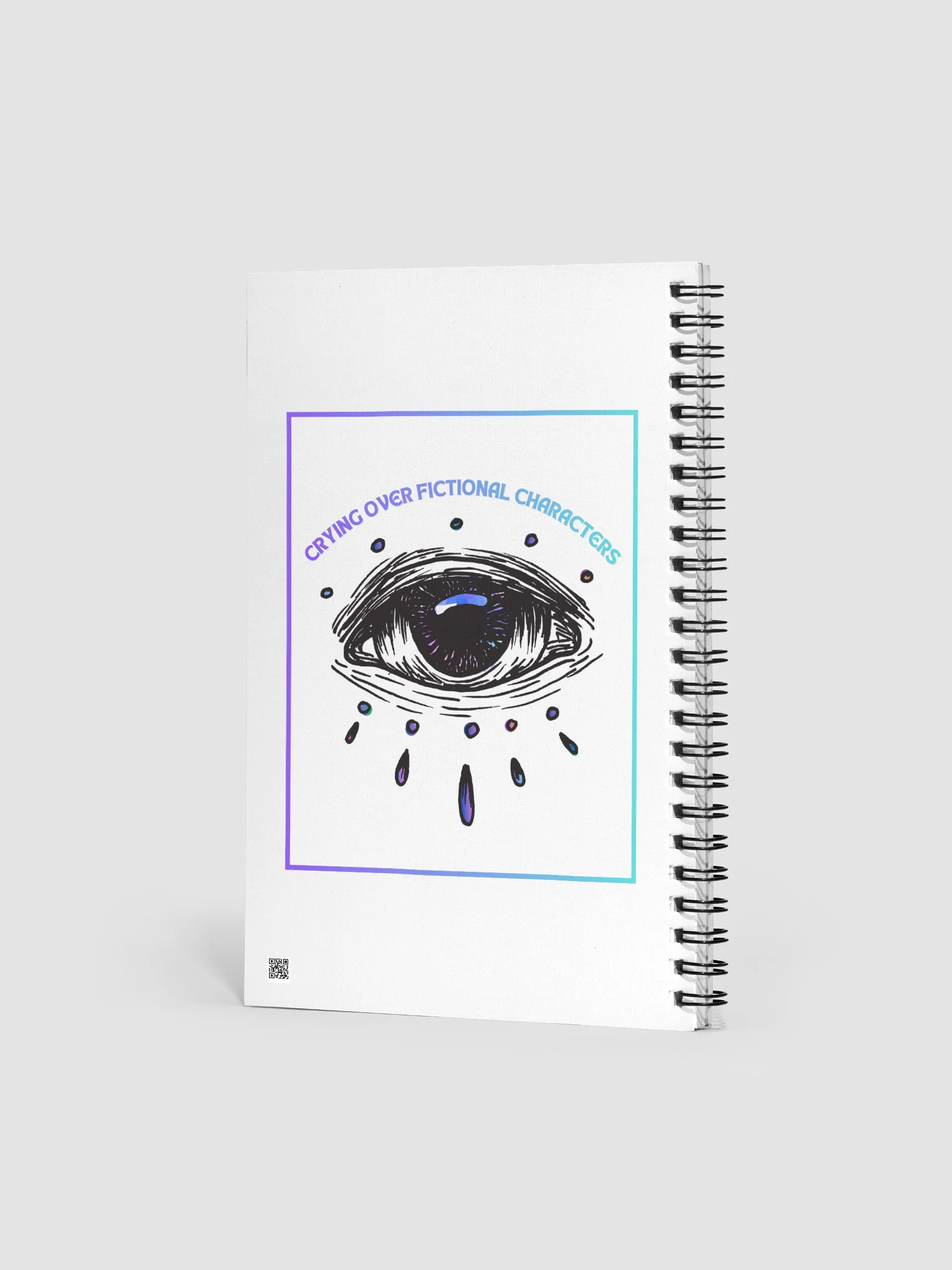 Crying Over Fictional Characters Notebook product image (2)
