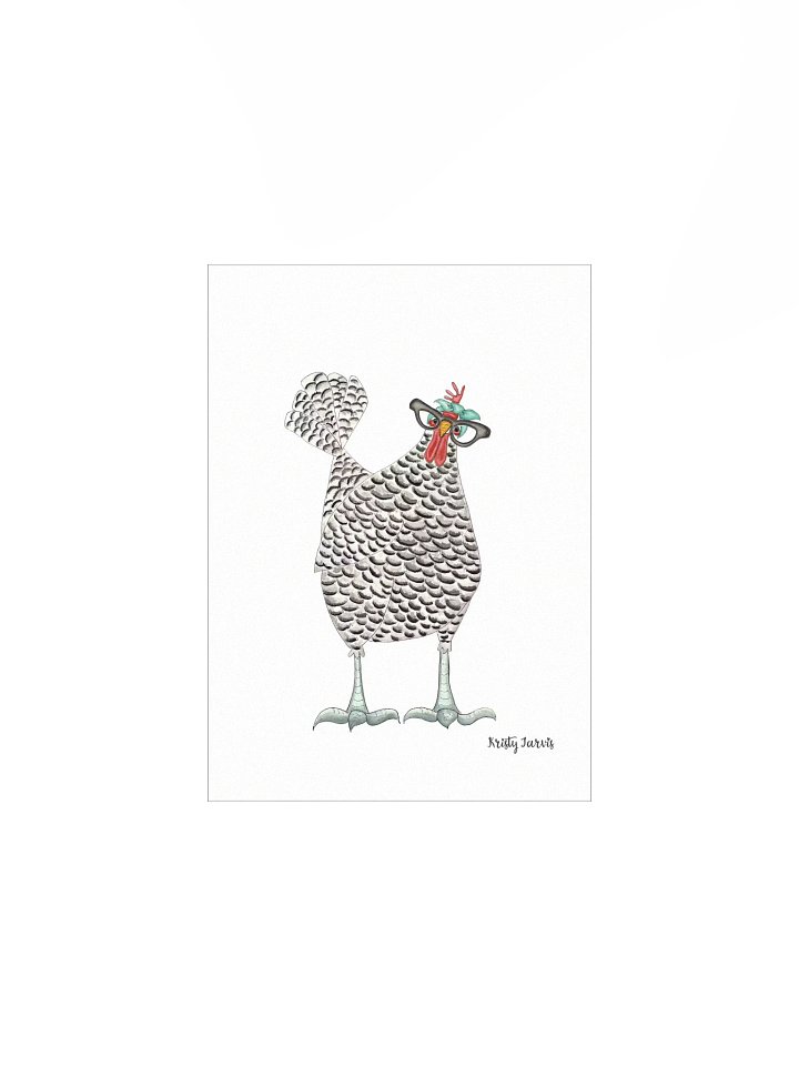 Watercolor Chicken Print product image (1)
