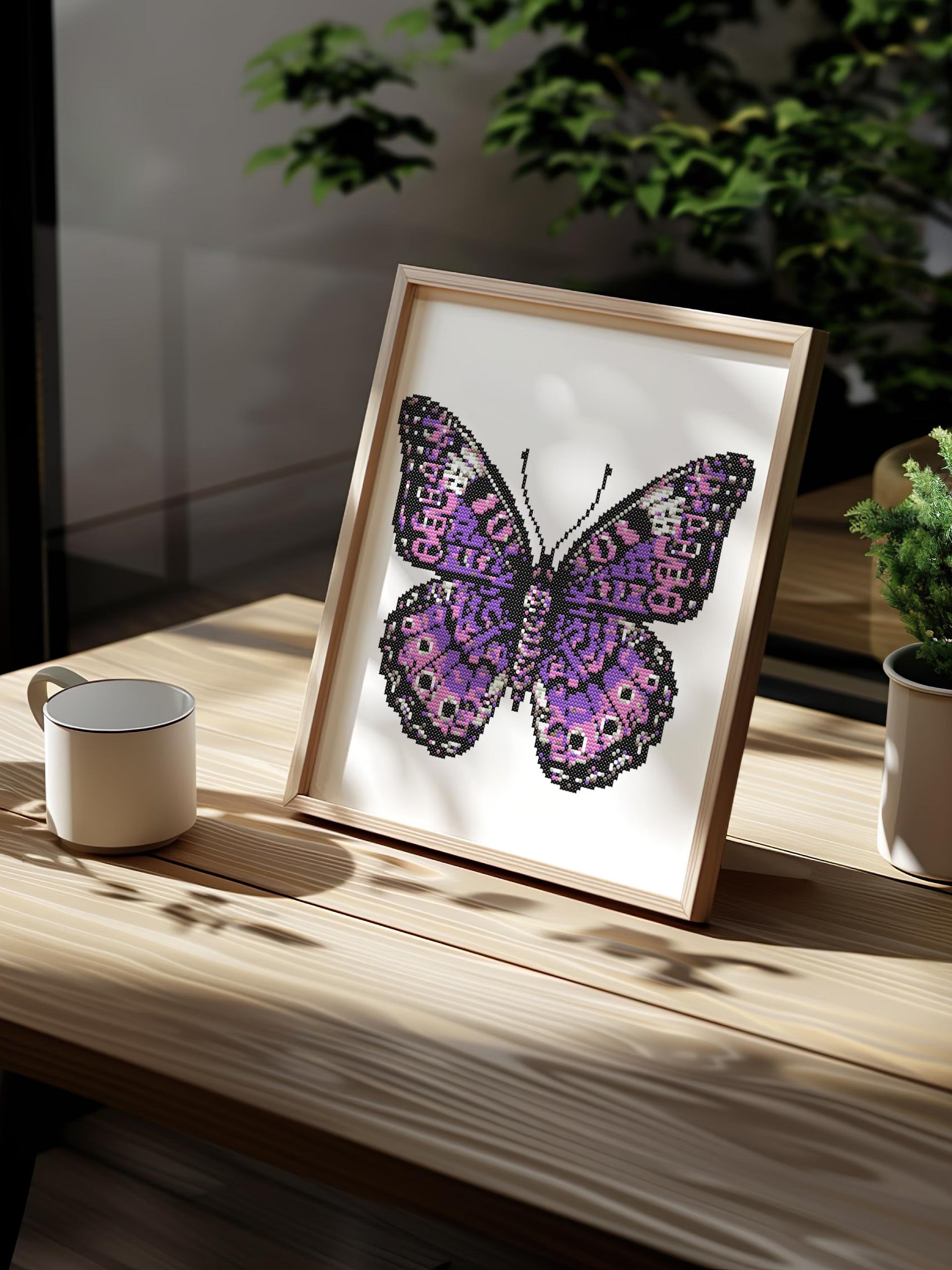 6 Butterflies Cross Stitch Pattern Bundle product image (4)