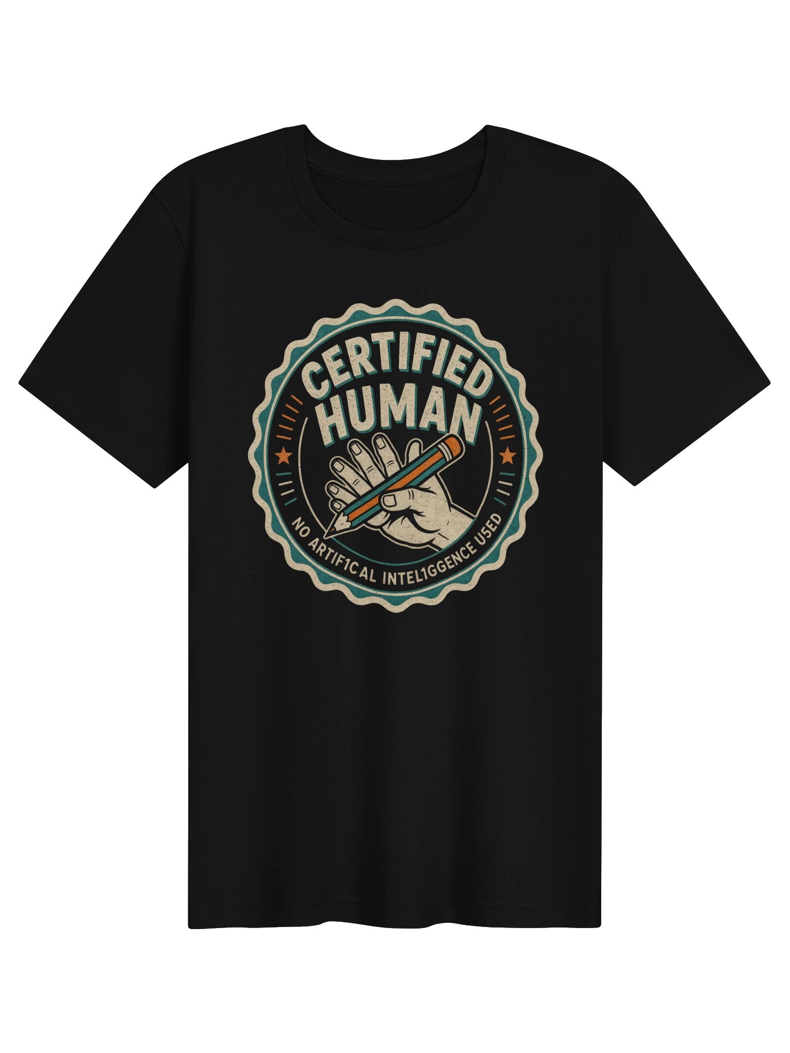 Certified Human Tee product image (1)