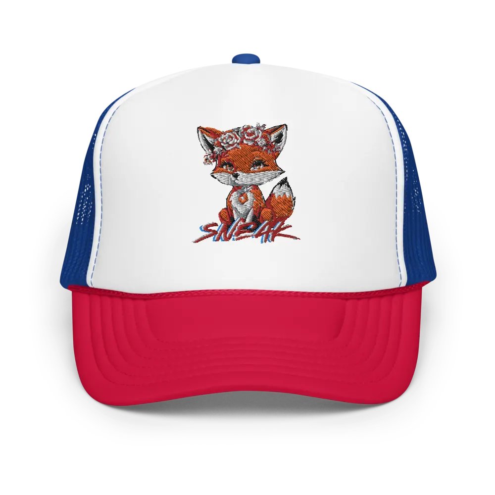 Flower Fox Trucker Hat product image (9)