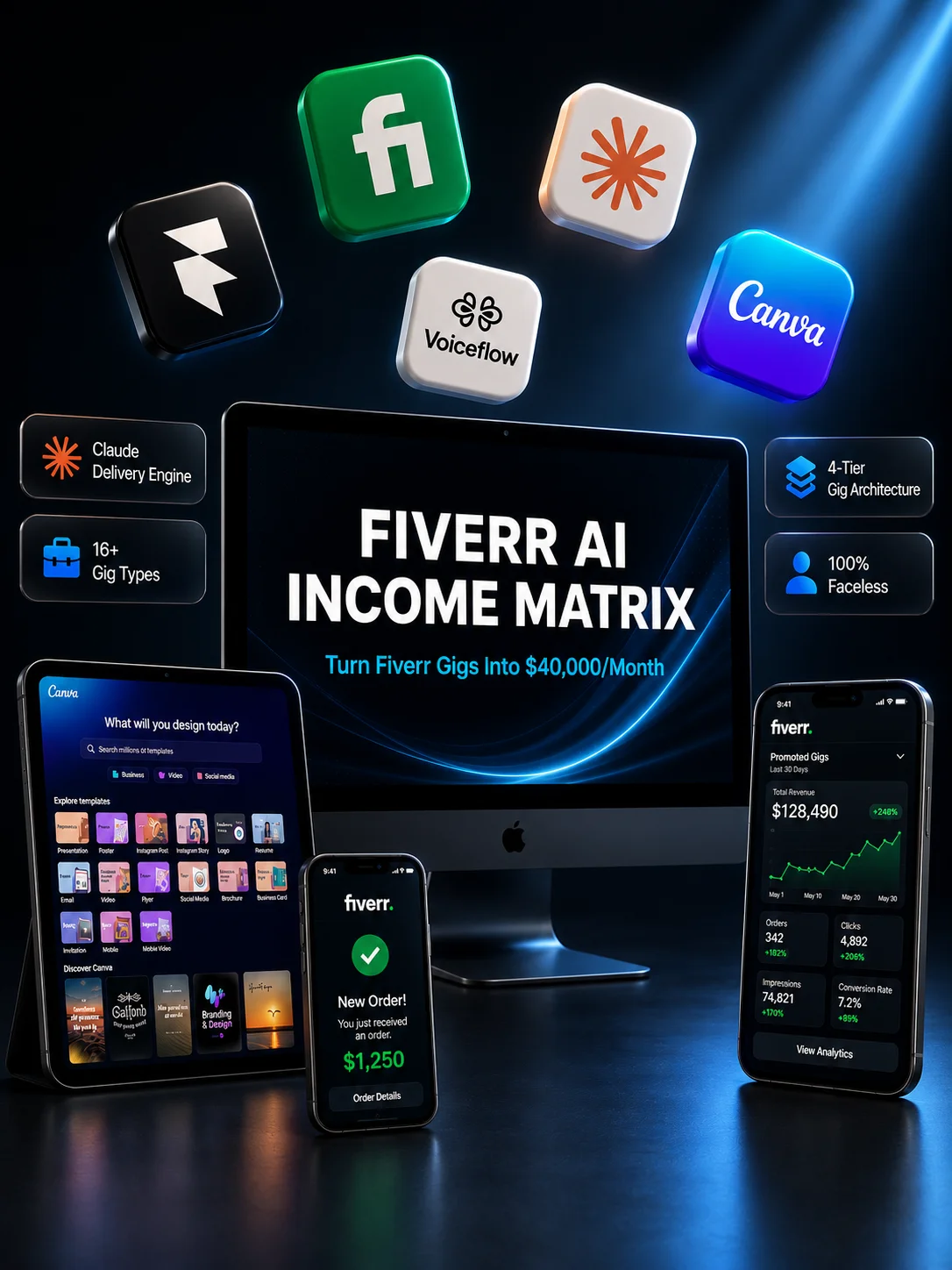 Fiverr AI Income Matrix product image (1)