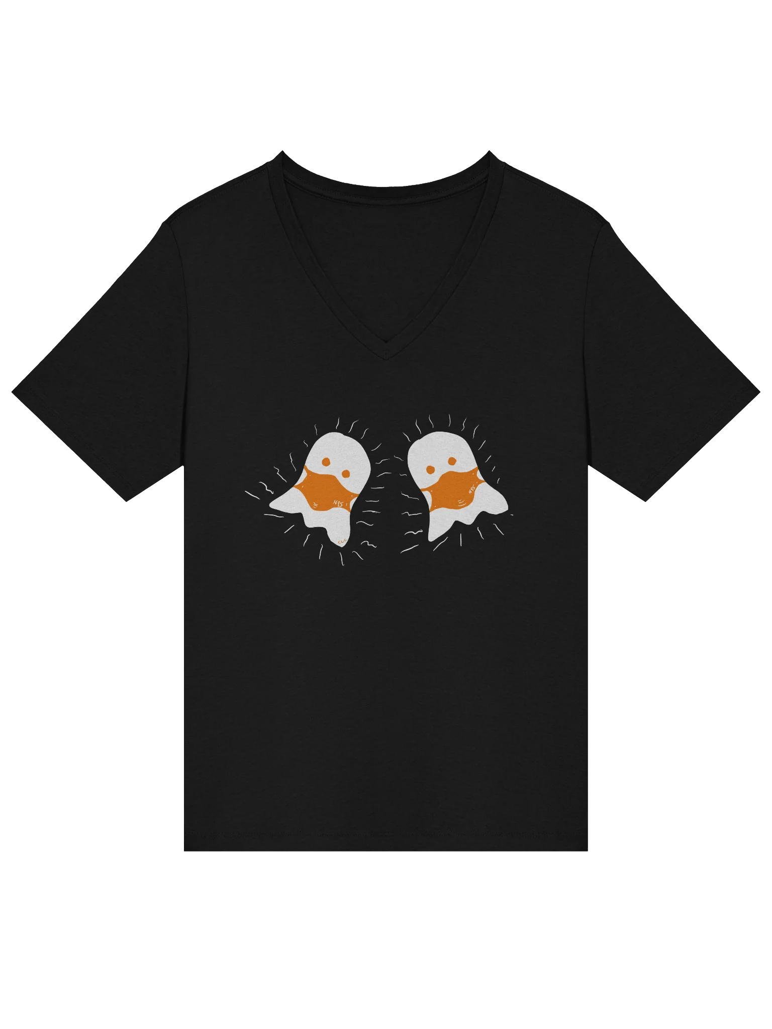 Boo! Masked duo v-neck tee product image (13)